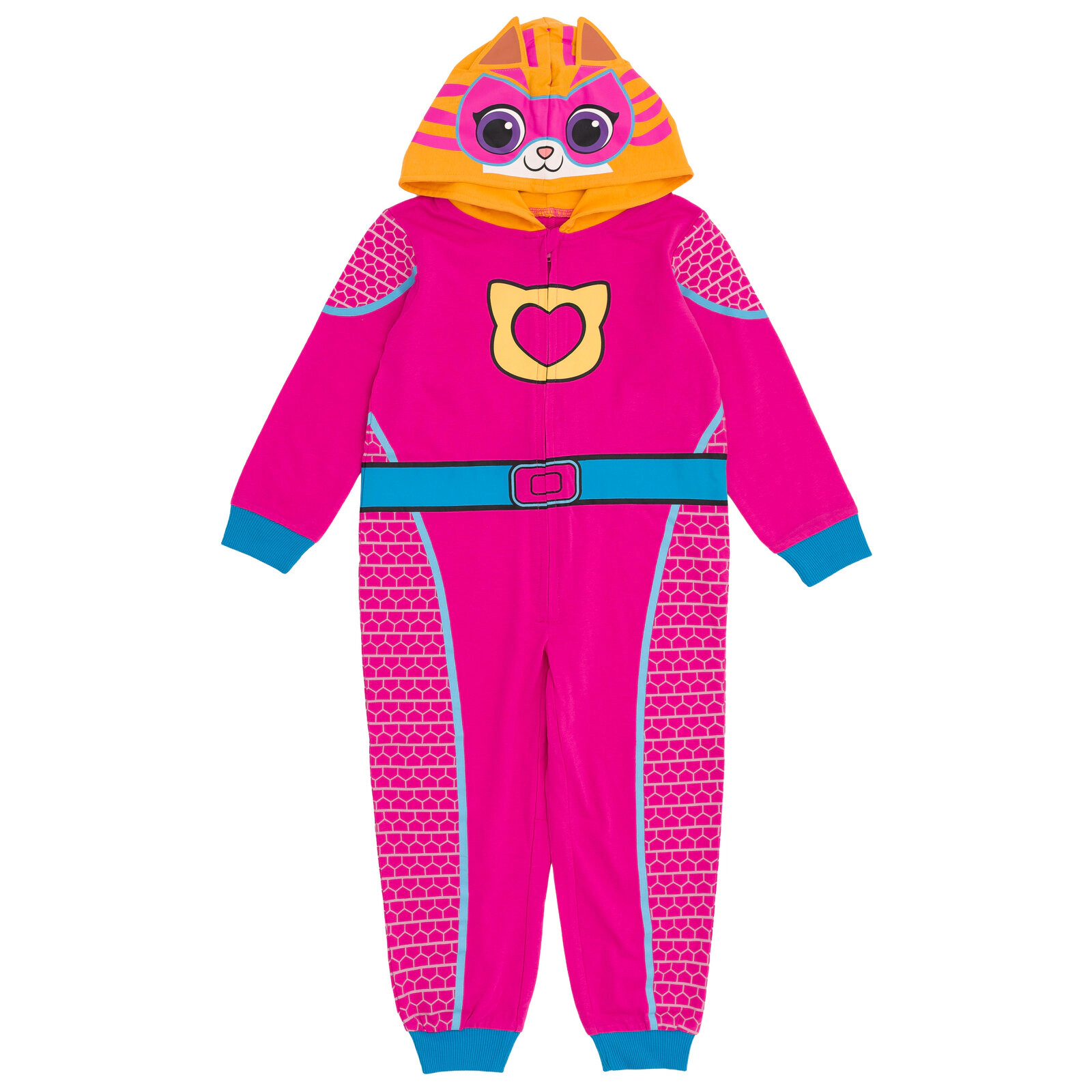 Disney Super Kitties Girls' Cosplay Hooded One Piece