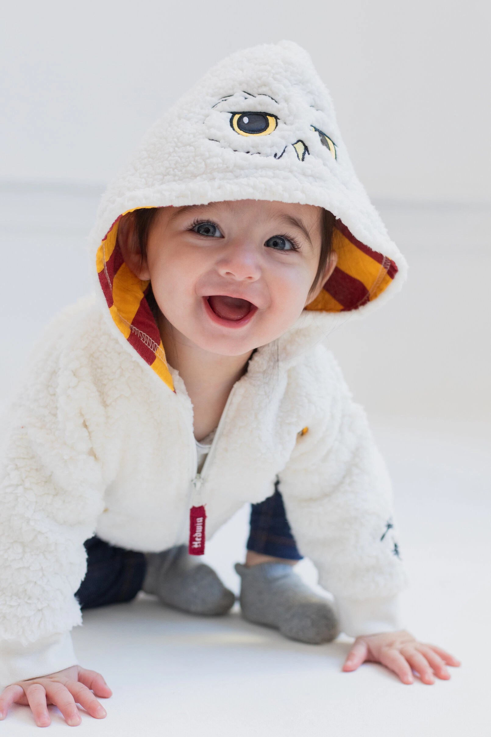 Harry Potter Hedwig Zip-Up Hooded Sweatshirt