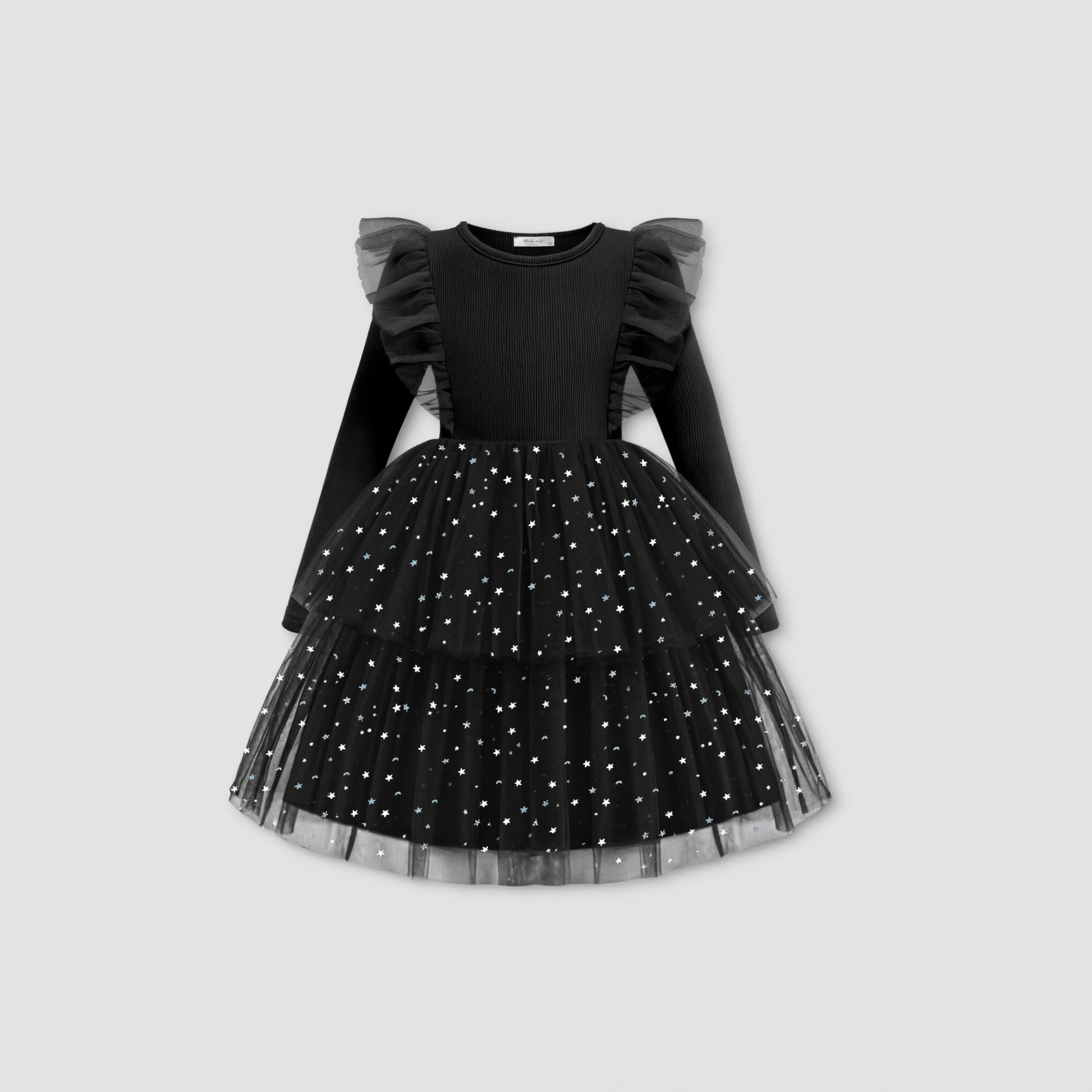 Arshiner Toddler Dress Baby Girls Tutu Tiered Formal Party Sequin Tulle Dresses Fall Winter Clothes