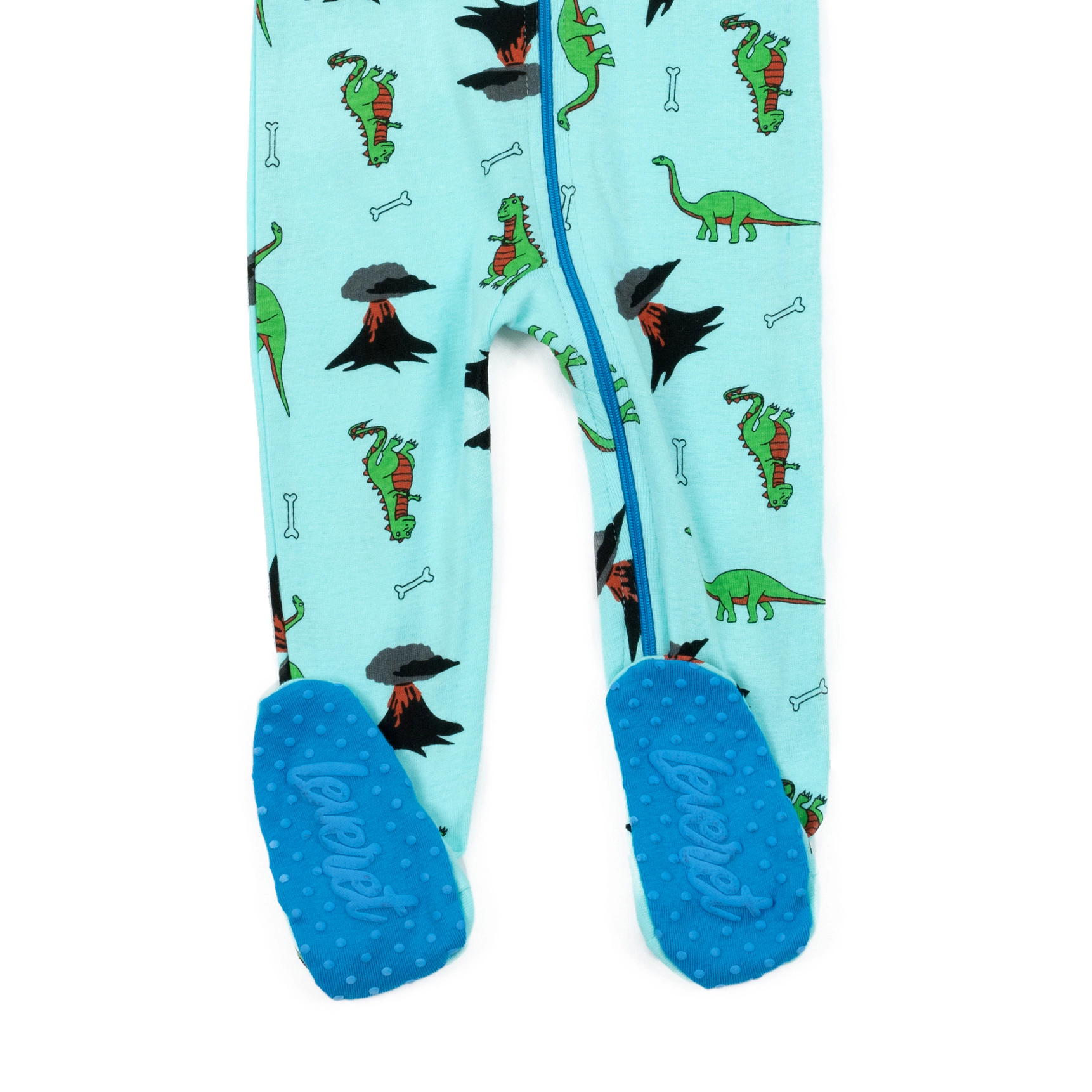 Leveret Toddler Dinosaur Cotton Footed Pajamas