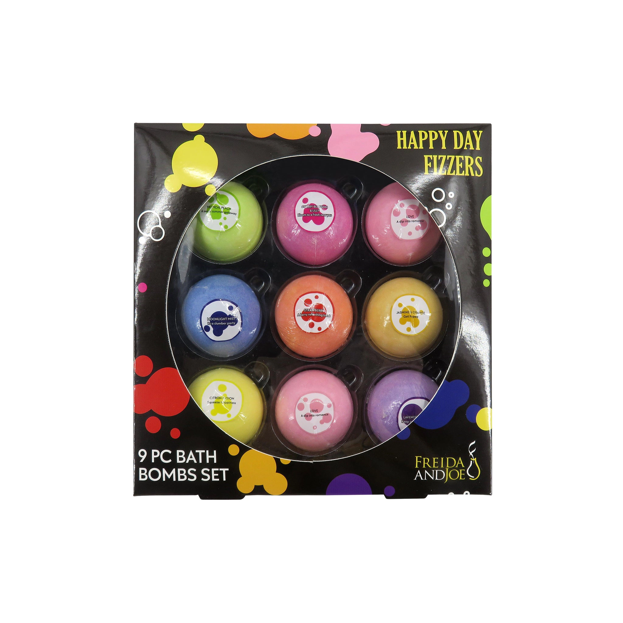 Freida and Joe Women Happy Day Fizzers Bath Bomb Spa Gift Set