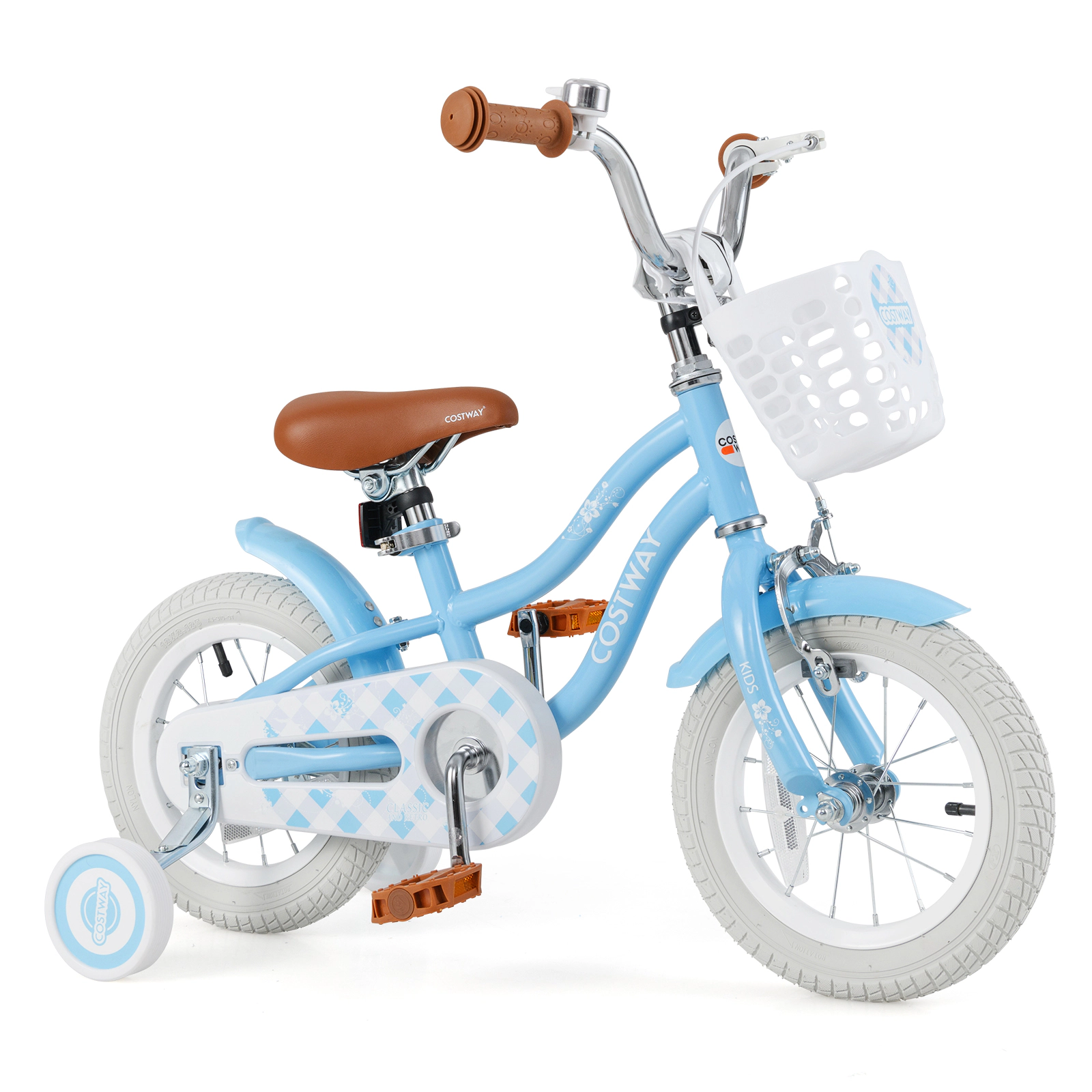 LJG Kids Bike with Adjustable Handlebar and Seat