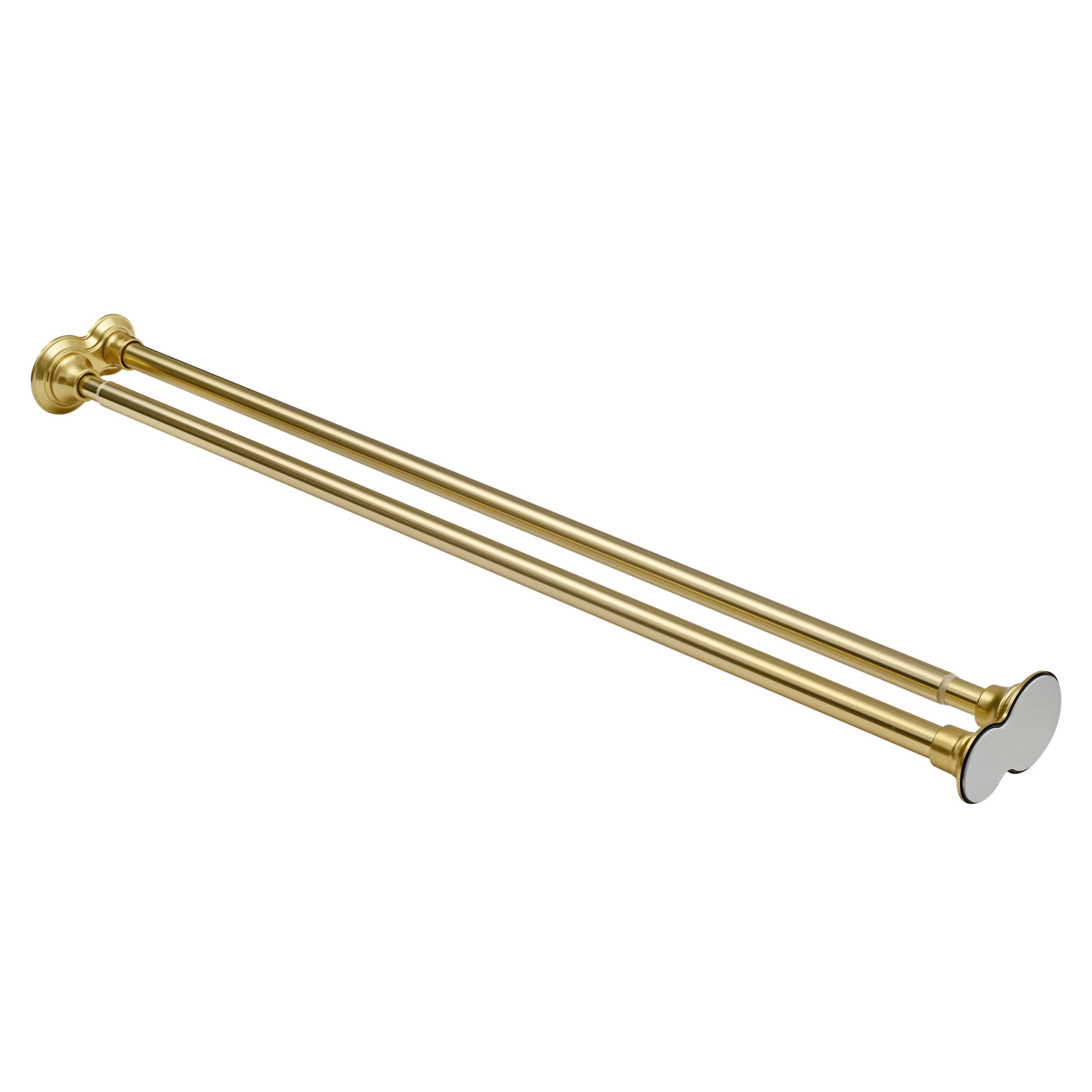 Utopia Alley Adjustable 72-Inch Rust-proof Aluminum Double Shower Curtain Rods, Easy Installation- No Drilling
