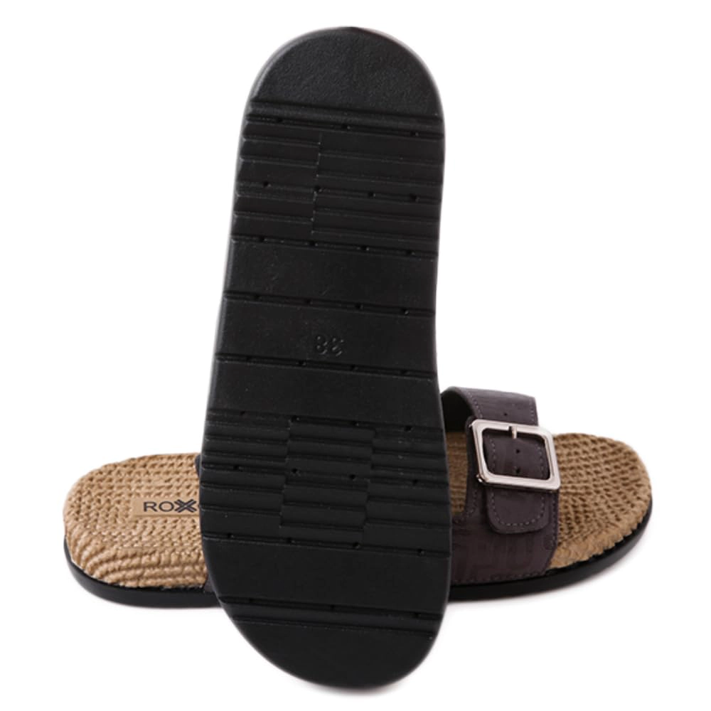 Roxoni Women's Fashion Double Buckle Indoor/Outdoor Sandal