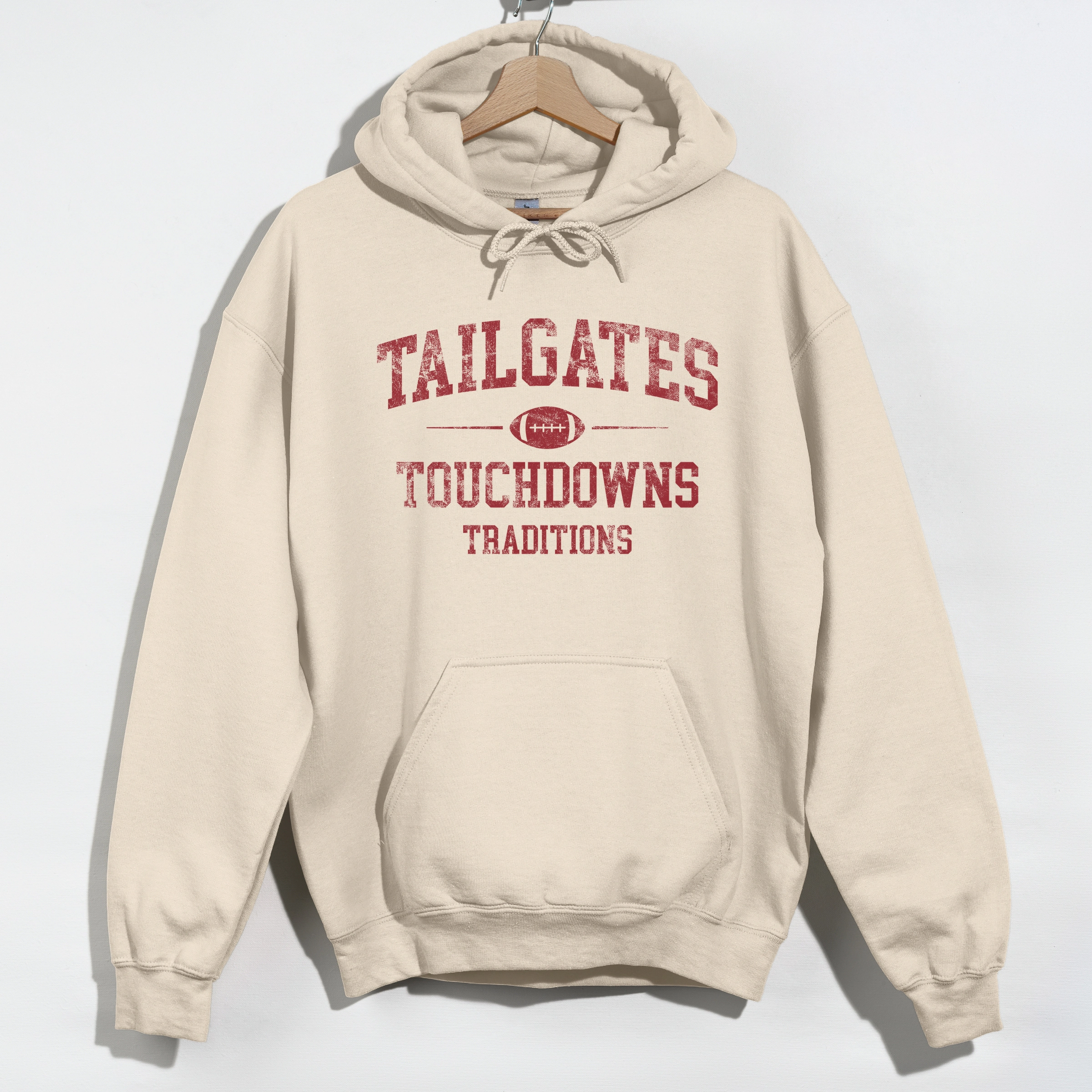 Simply Sage Market - Women's Graphic Hoodie Tailgates Touchdowns Traditions