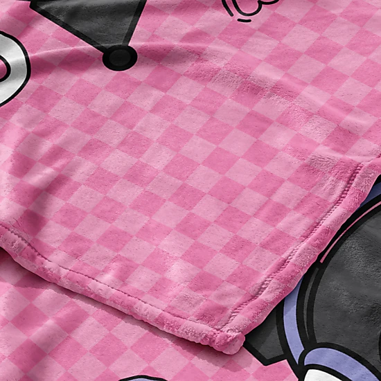 Sweet Home Collection Kids Pop Kuromi Micro Raschel Throw Blanket 46"x60"