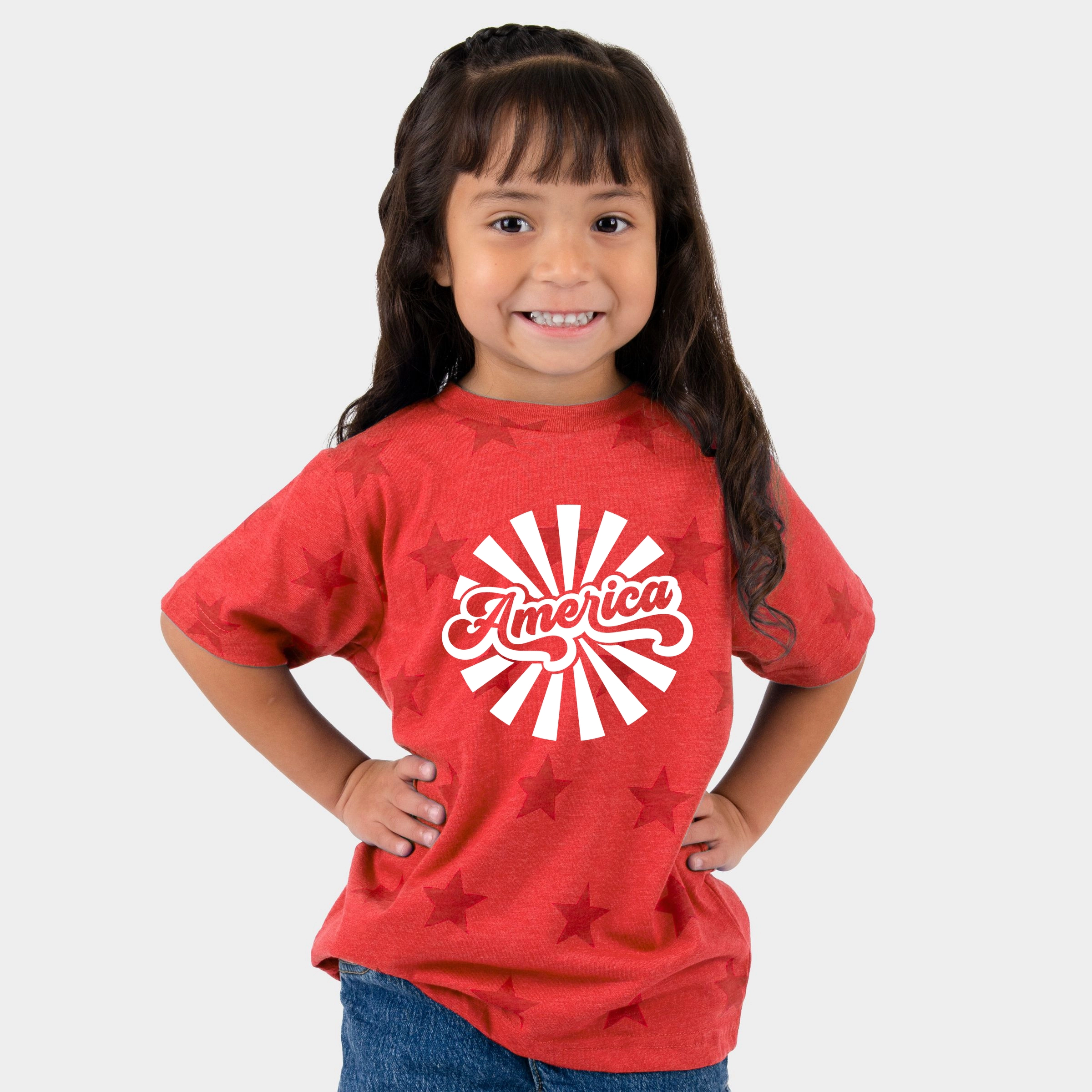 The Juniper Shop - America Rays Toddler Short Sleeve Star Tee