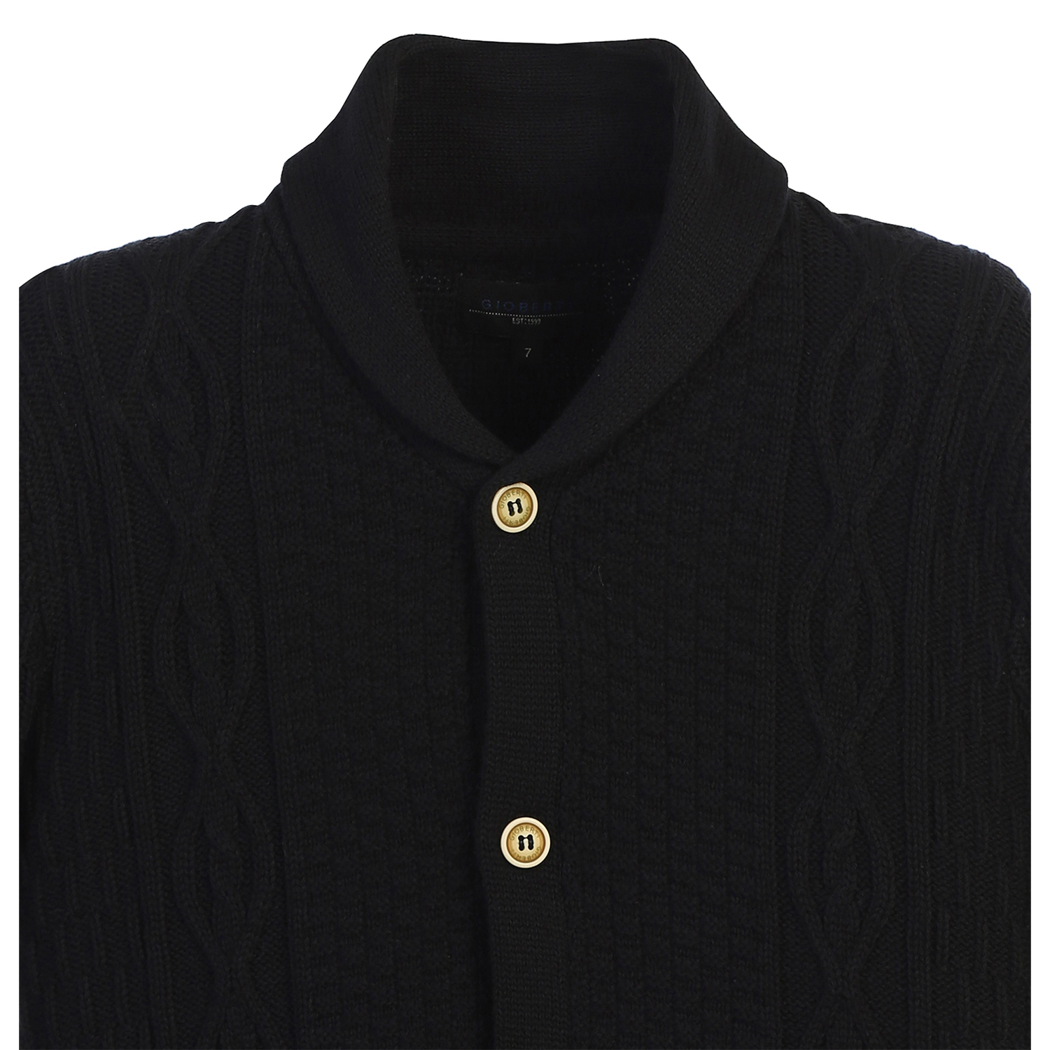 Gioberti Boy's 100% Cotton Knitted Shawl Collar Cardigan Sweater