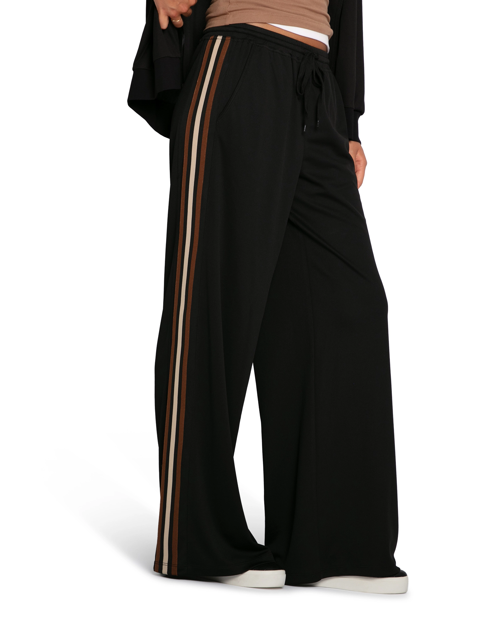 Belle & Bloom Beach Front Striped Wide Leg Pants