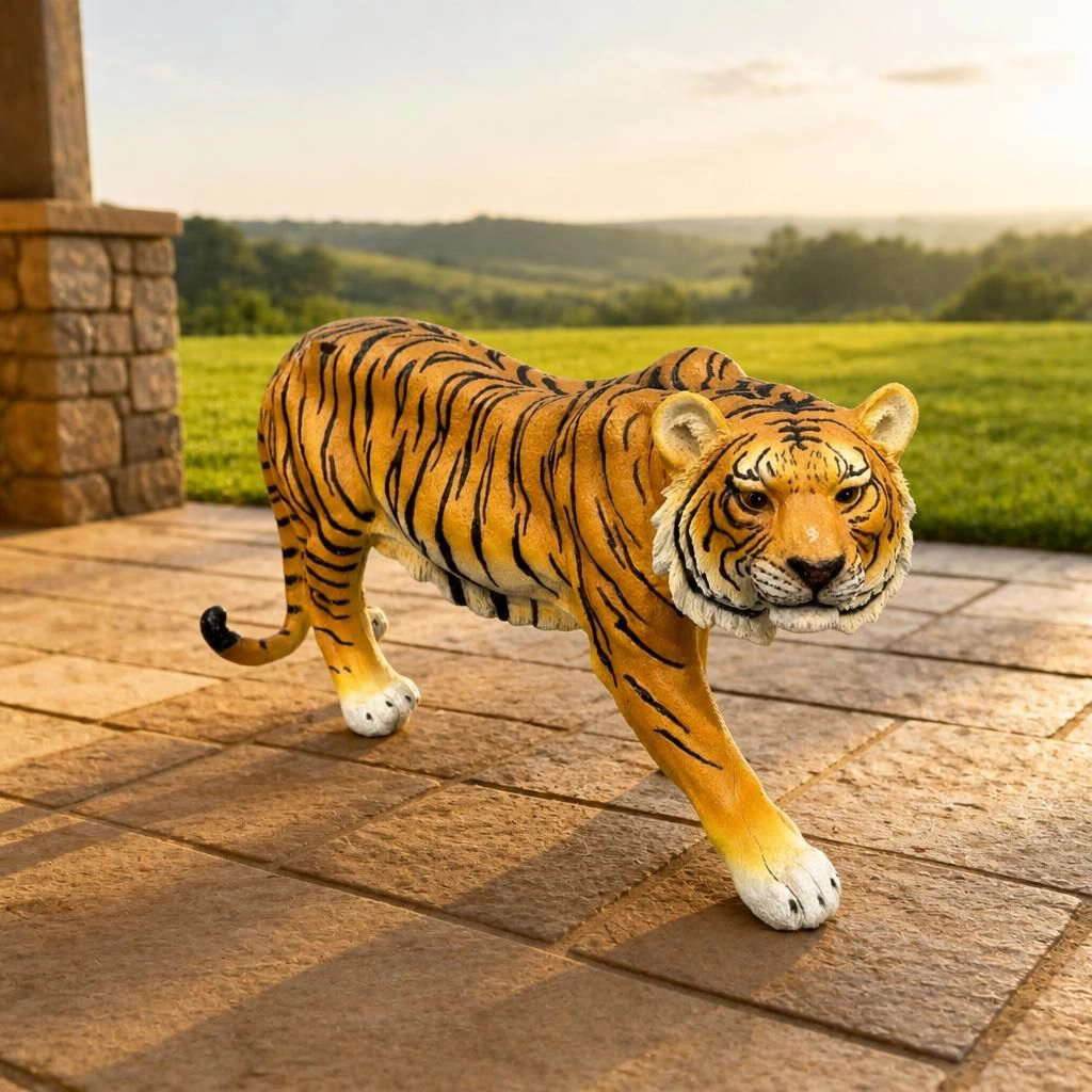WOW PIONEER Decorative Resin Statue Sculpture Art Accent for Home Office Living Room Dining