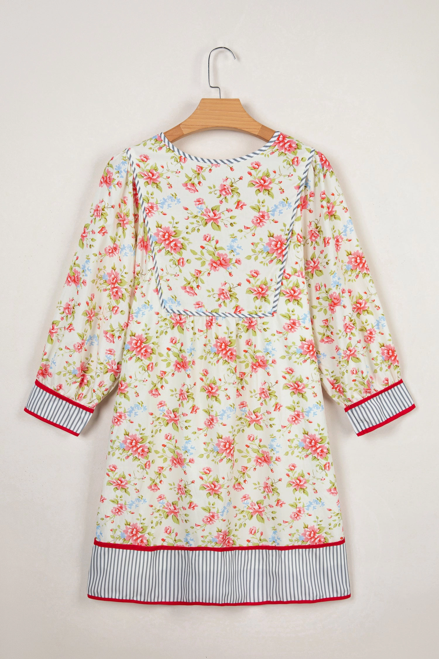 Threaded Pear Josephine Sleeve Floral Dress