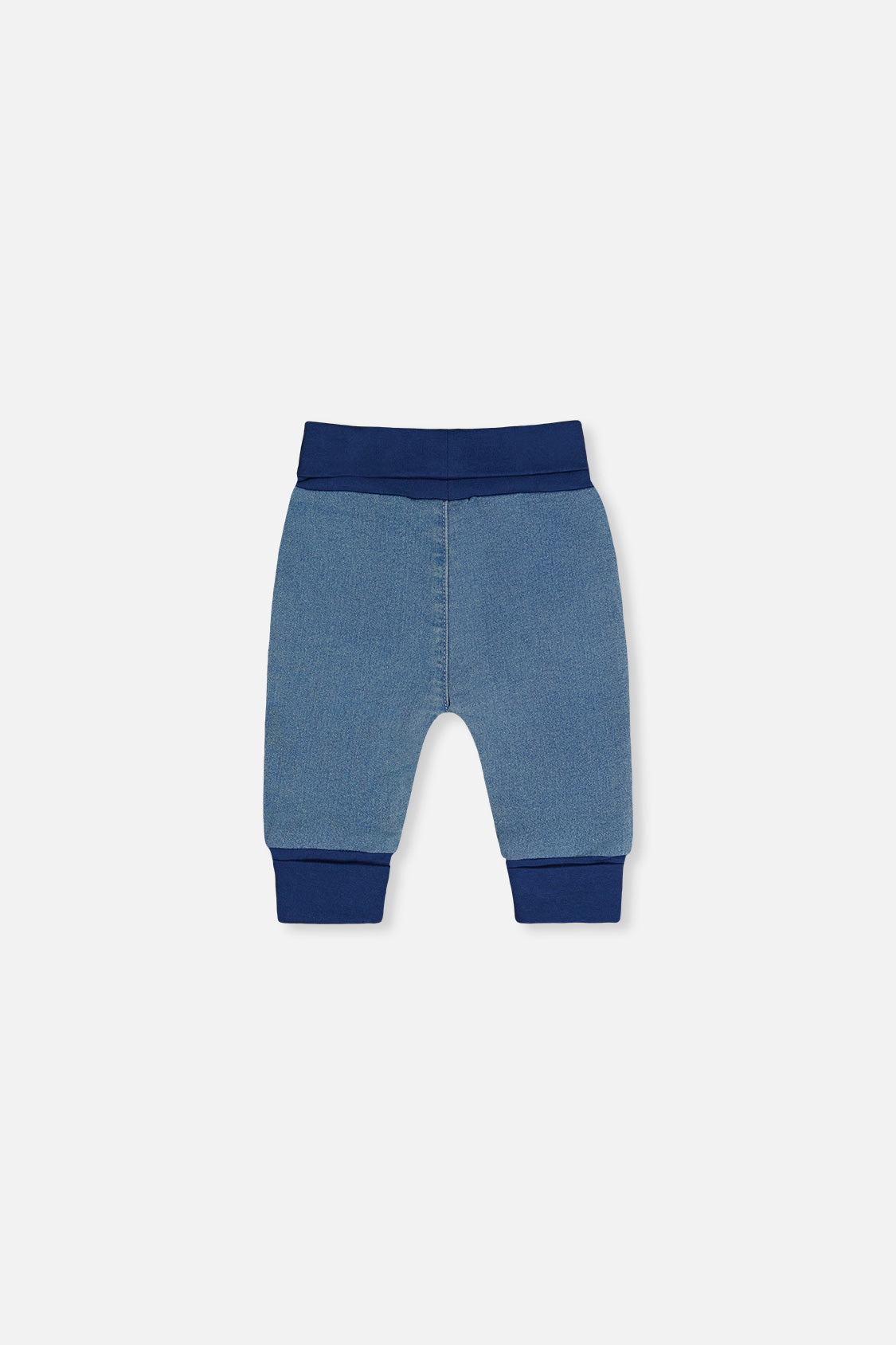 Deux par Unisex French Terry Denim Knee Patch Evolutive Pants
