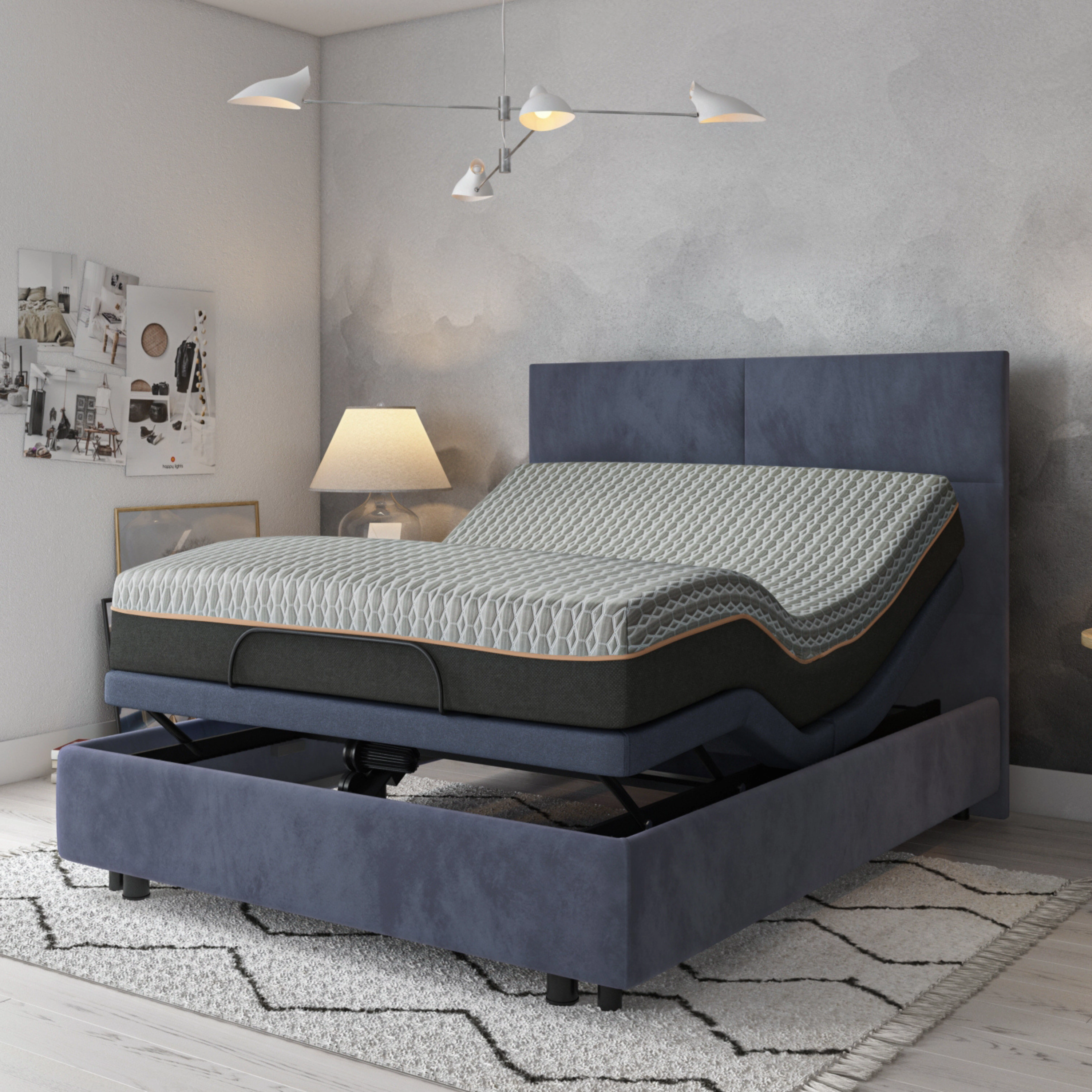 Flynama BT3000 Twin XL Adjustable Bed Base with Head & Foot Adjustment
