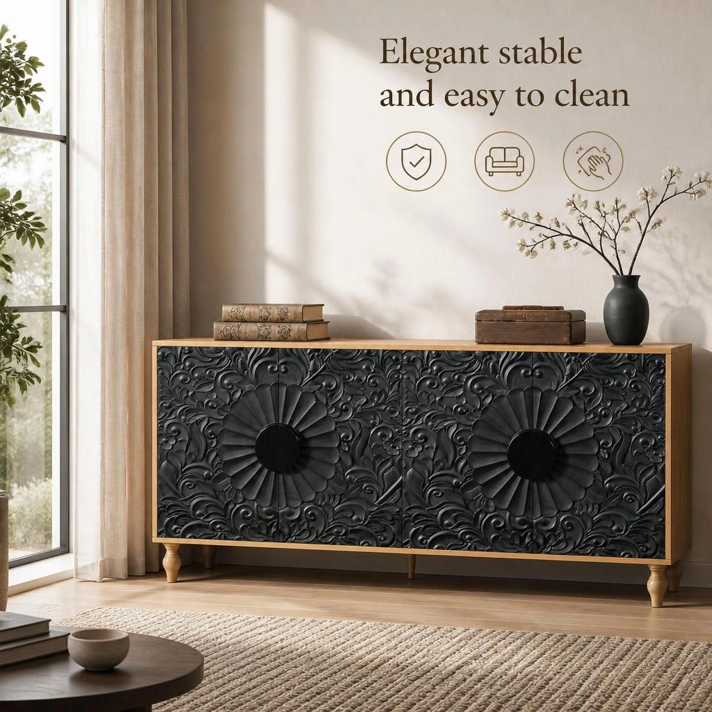 GOODSILO Large Capacity Freestanding Storage Cabinet