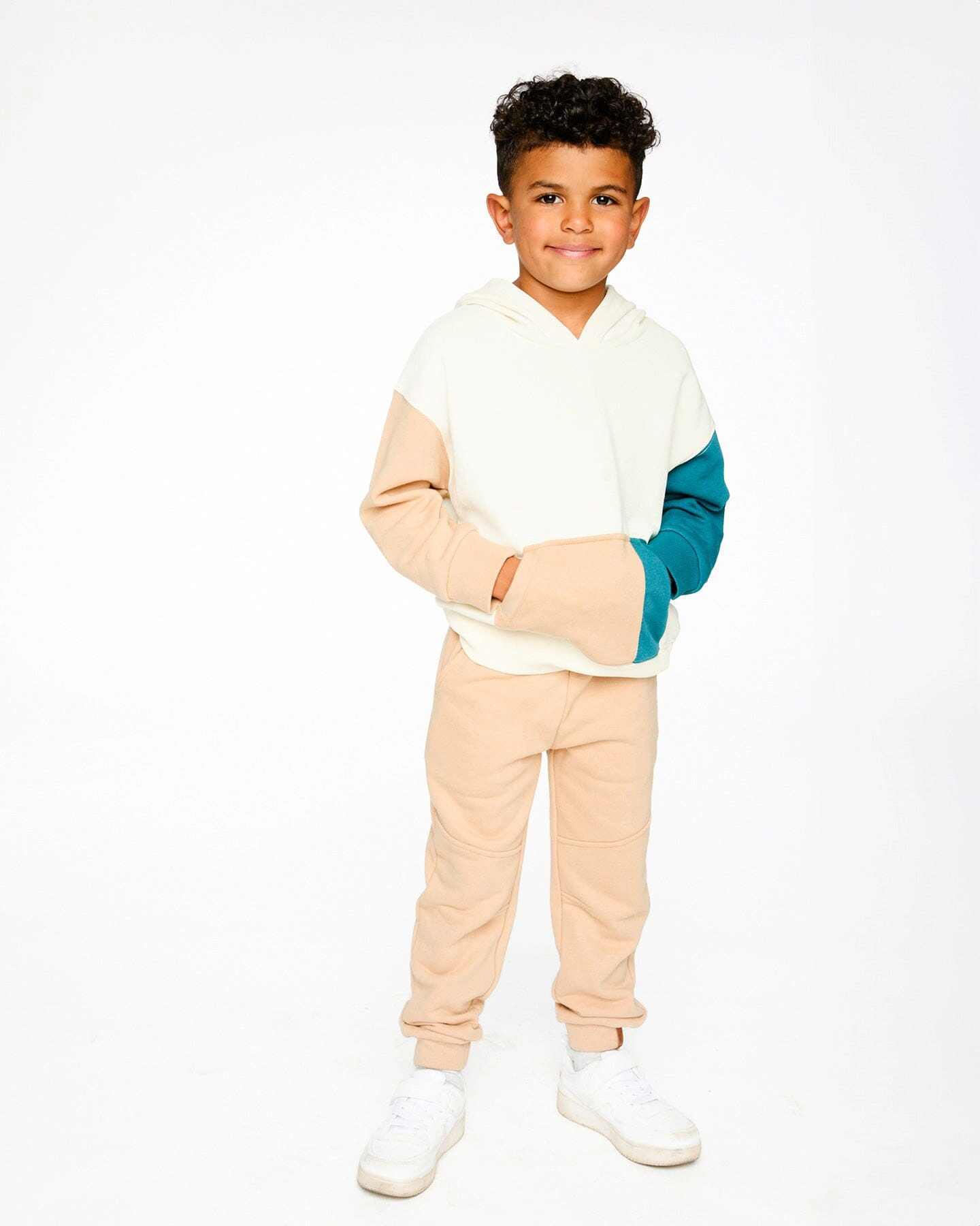 Deux par Deux Boys French Terry Hoodie