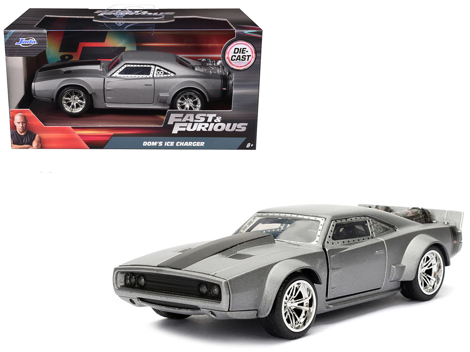 Jada Dom's Ice Charger Fast & Furious F8 "The Fate of the Furious" Movie 1/32 Diecast Model Car  by Jada