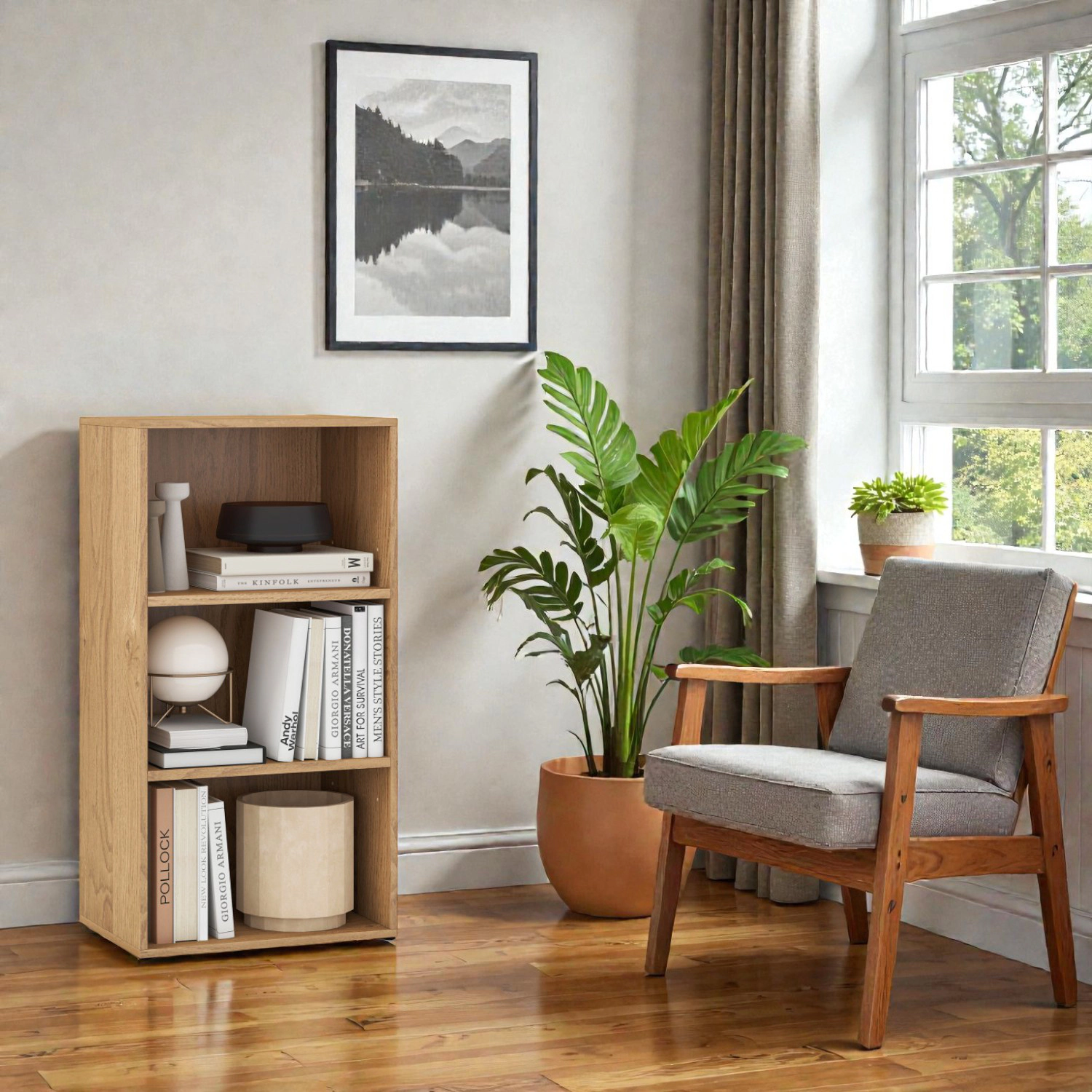 Hivvago Multi-Purpose Cube Bookshelf with Adjustable Shelving