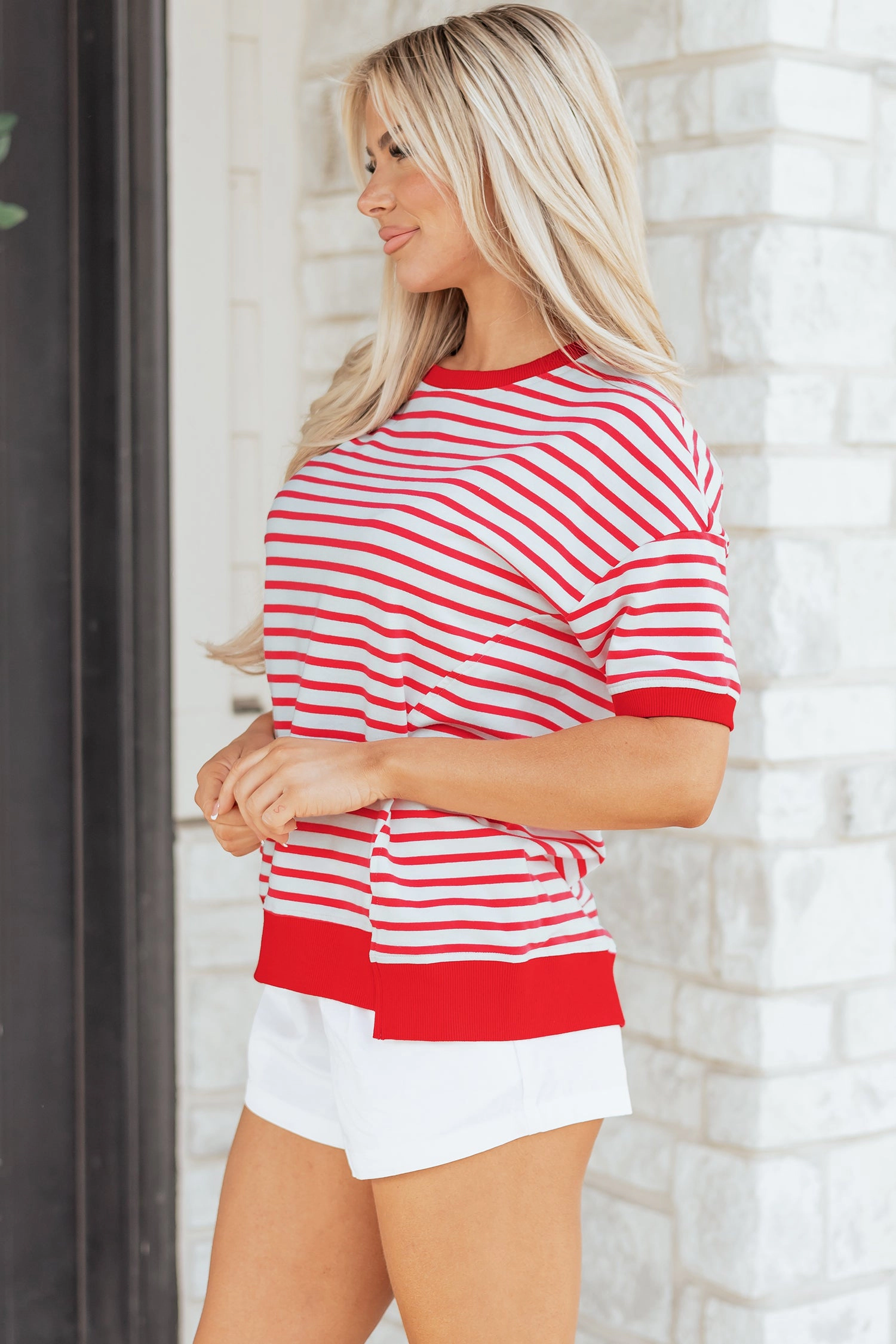 Threaded Pear Women's Emery Half Sleeve T Shirt