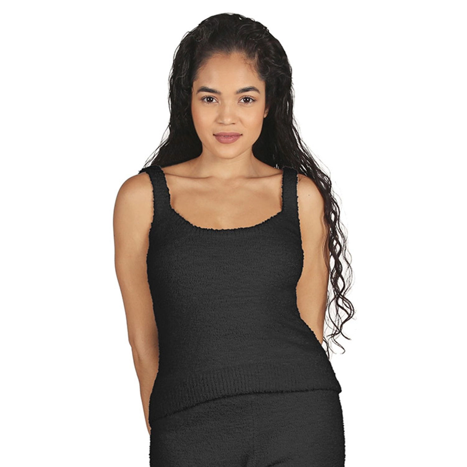 Memoi Women's Soft Cozy Knit Comfy Scoop Neckline Tank Top