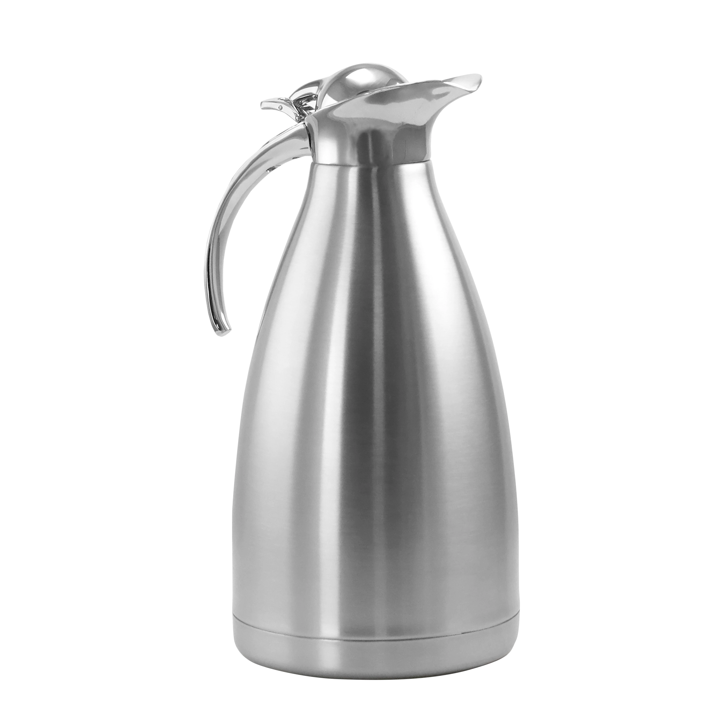 MegaChef 2L Deluxe Stainless Steel Thermal Beverage Carafe for Coffee and Tea