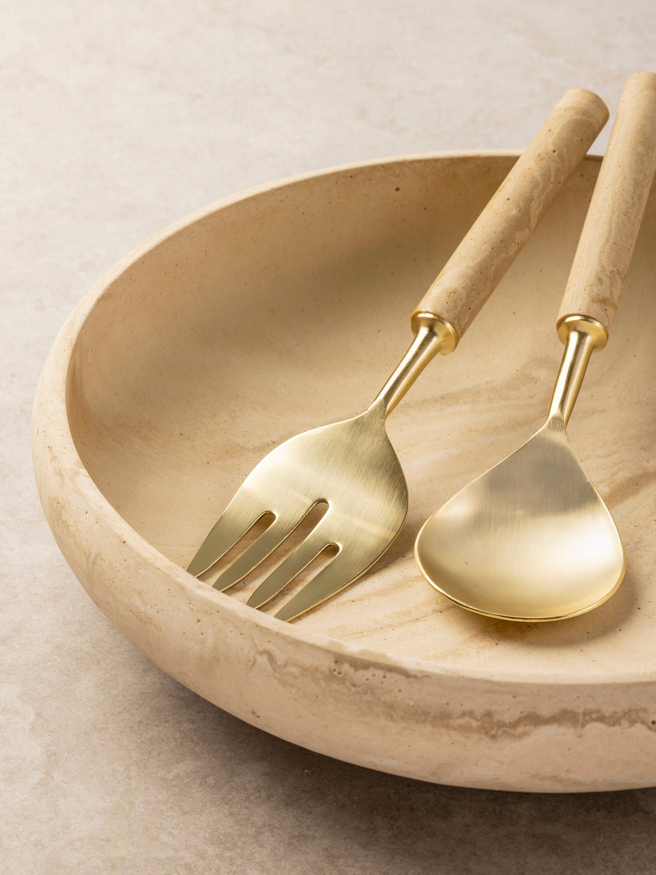 GAURI KOHLI Florence Salad Serving Set