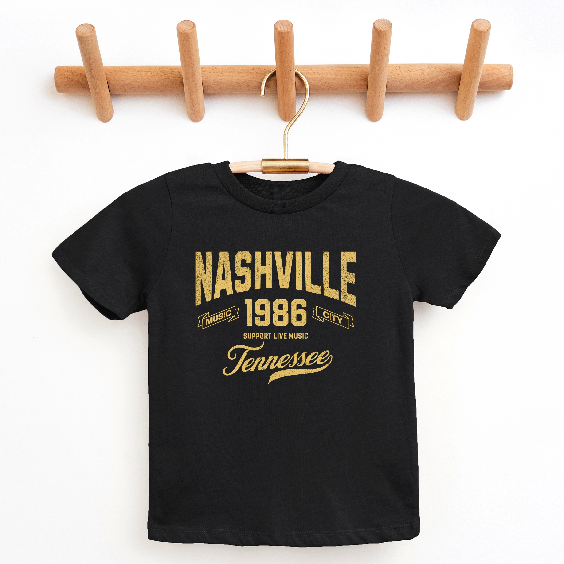 The Juniper Shop - Youth Short Sleeve Graphic T-Shirt Nashville Tennessee Music City