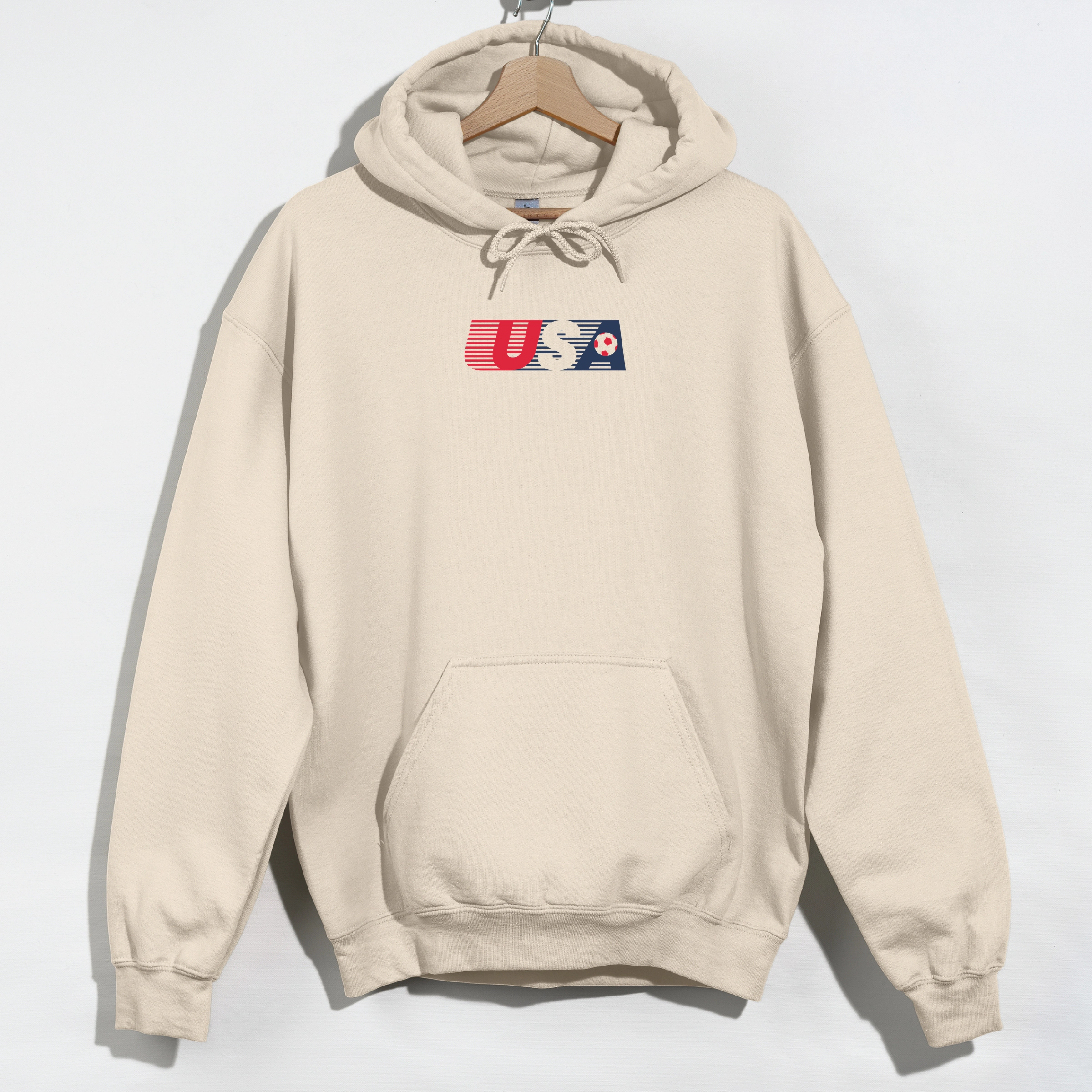 Simply Sage Market - Men's Graphic Hoodie USA Soccer Lines