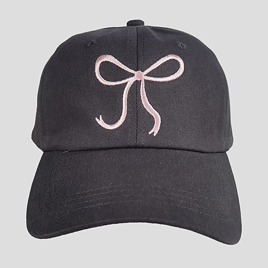 Anna-Kaci Women's Baseball Cap with Bow Embroidery