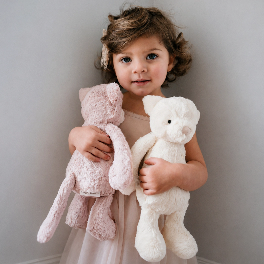 Snuggle Bunnies Elsie the Kitty 12" Blush