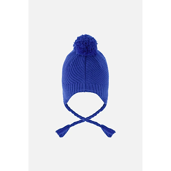 Deux par Deux Boys Winter Peruvian Knit Hat with Pompom