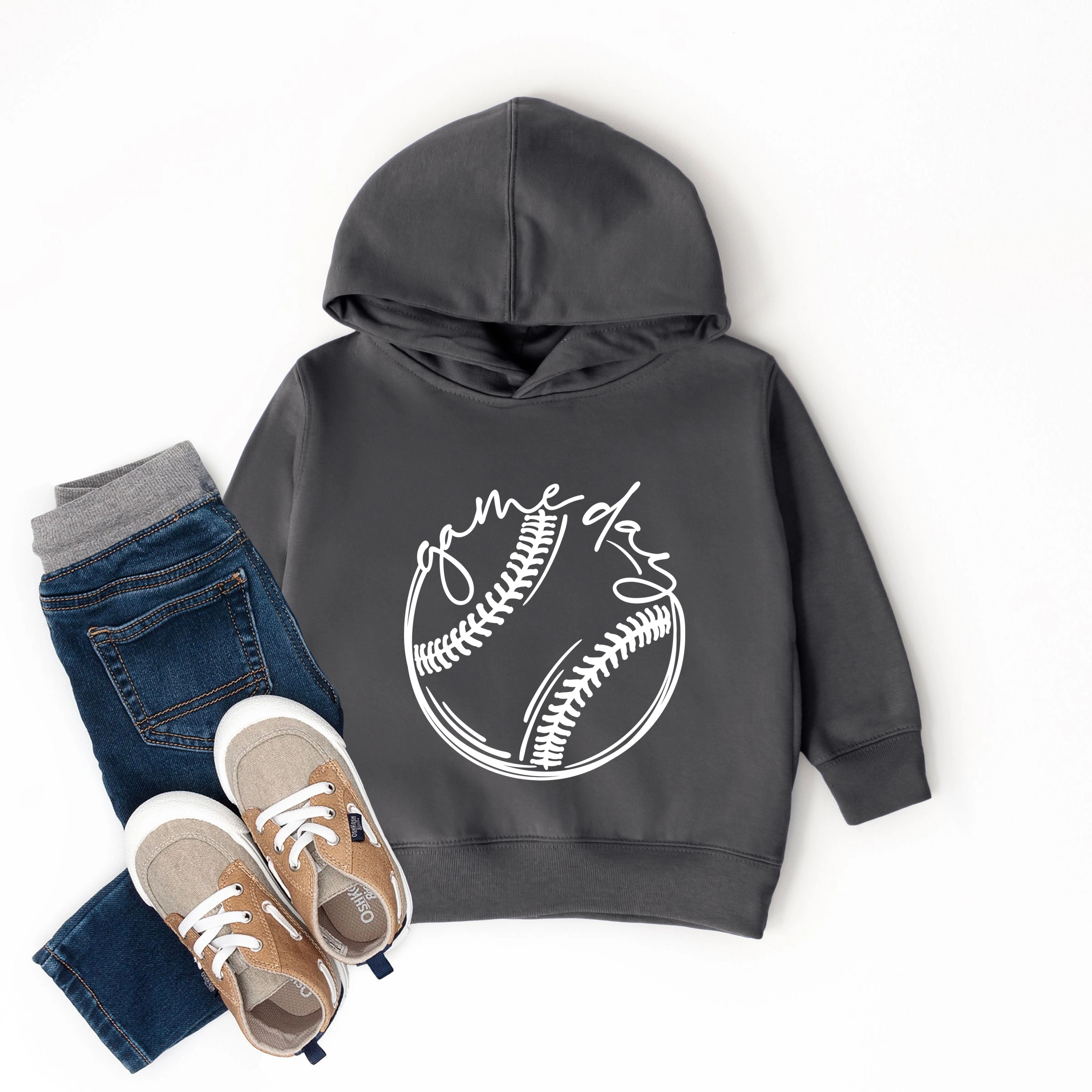 The Juniper Shop - Game Day Baseball Toddler Hoodie