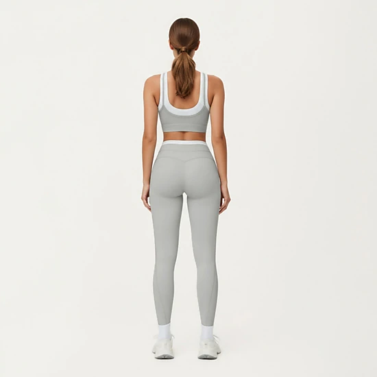 Anna-Kaci Active Women's High Waist Compression Leggings with Wide Supportive Waistband and Sleek Contoured Fit