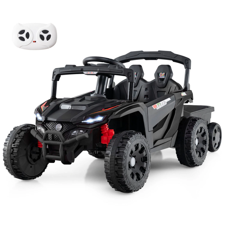 Hivvago 12V Battery Powered Ride On Tractor with Parent Remote Control