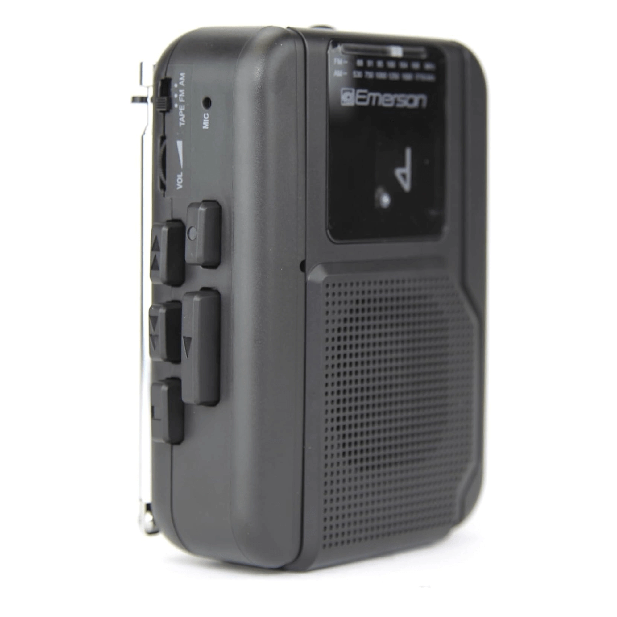 Emerson Portable Cassette Player with Bluetooth Out and Built-In Mic