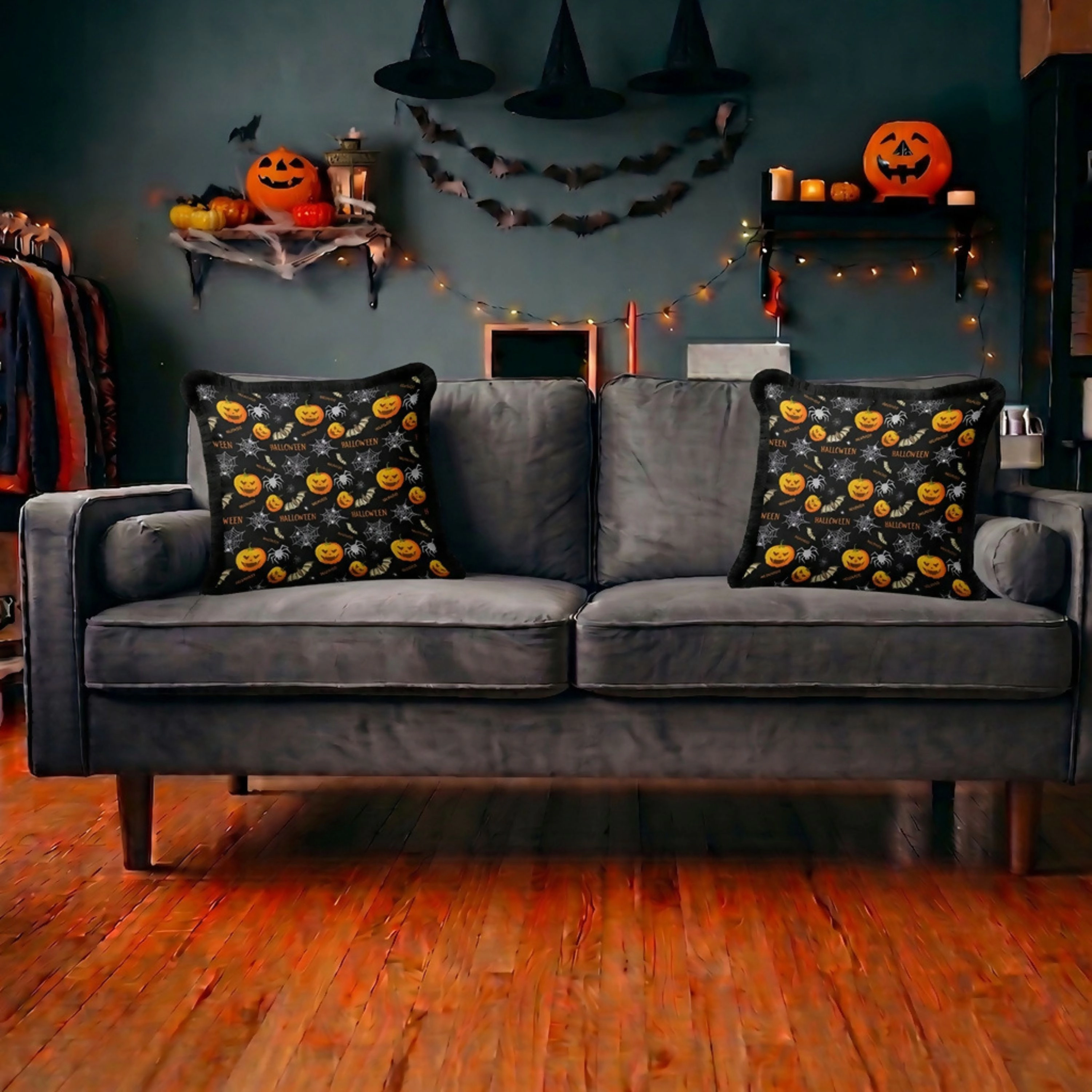 Wear Sierra Halloween Themed Throw Pillow Cover Set of 2