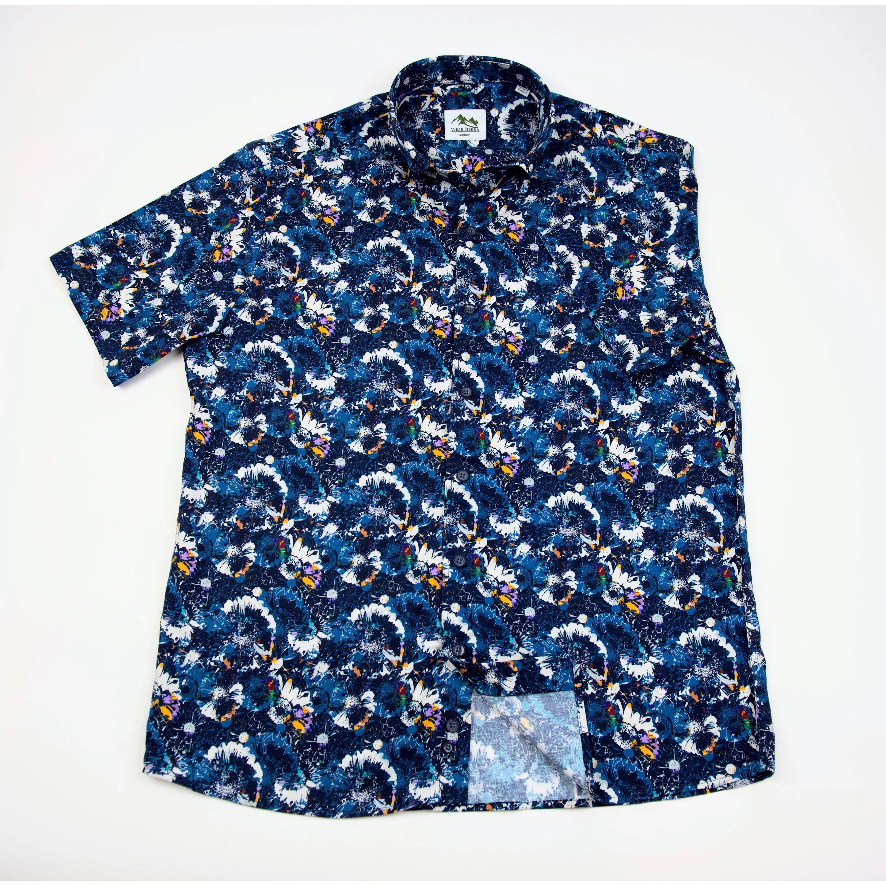 Wear Sierra Men's Short Sleeve Button Front Shirt