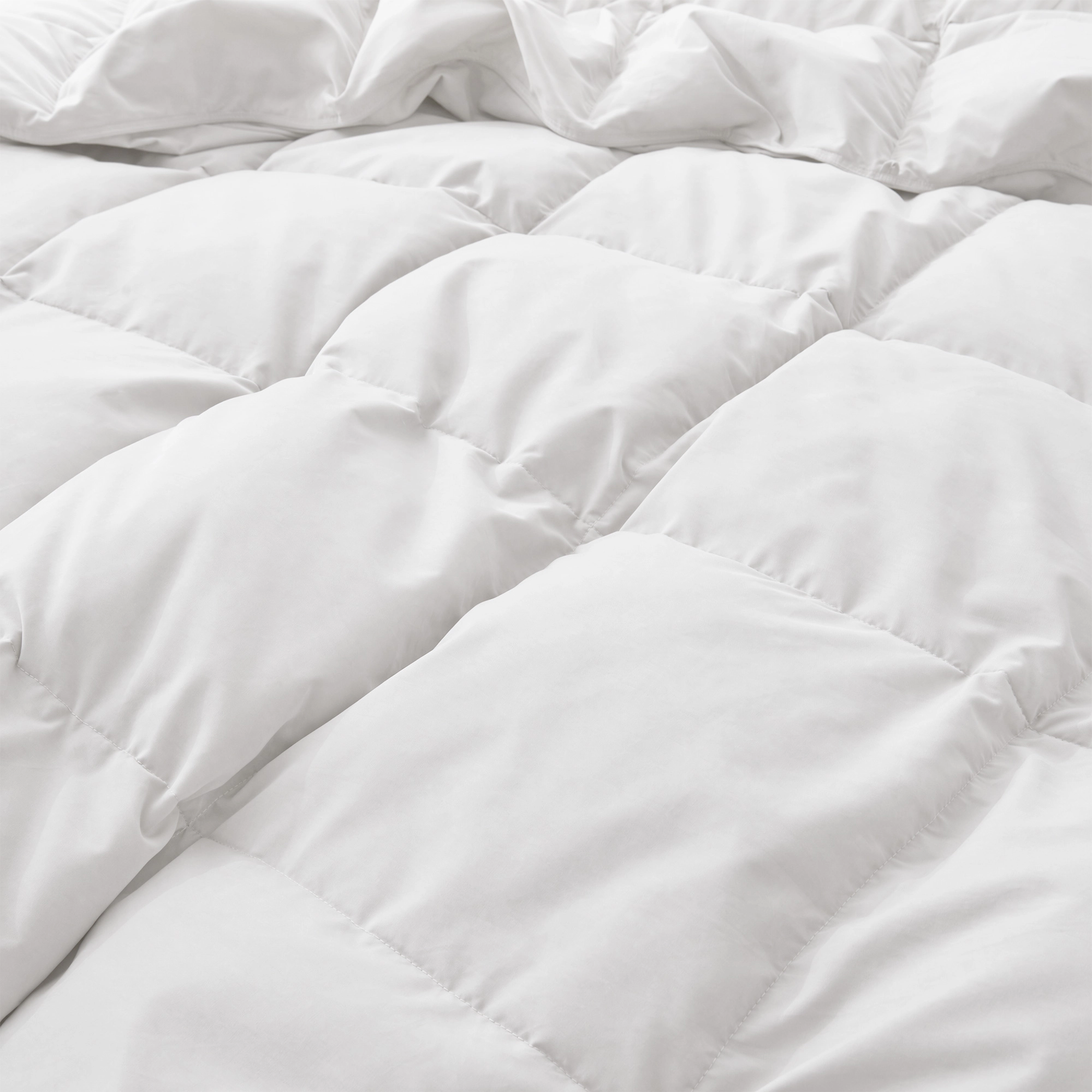Unikome Premium Goose Feather Down Fiber Comforter -Luxury Hotel Collection All Seasons Warmth