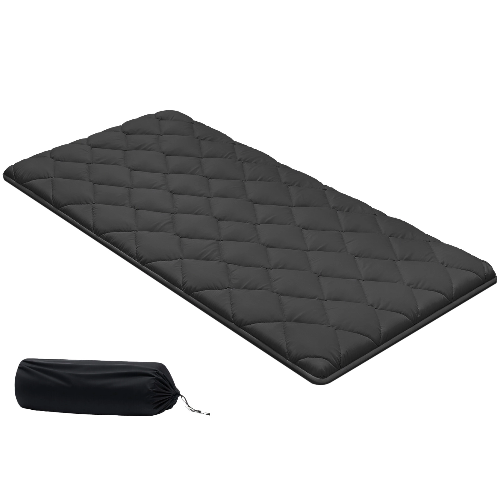 HONGGE Japanese Tatami Mat Foldable Mattress Futon with Storage Bag & Fastener 9-Layer Floor
