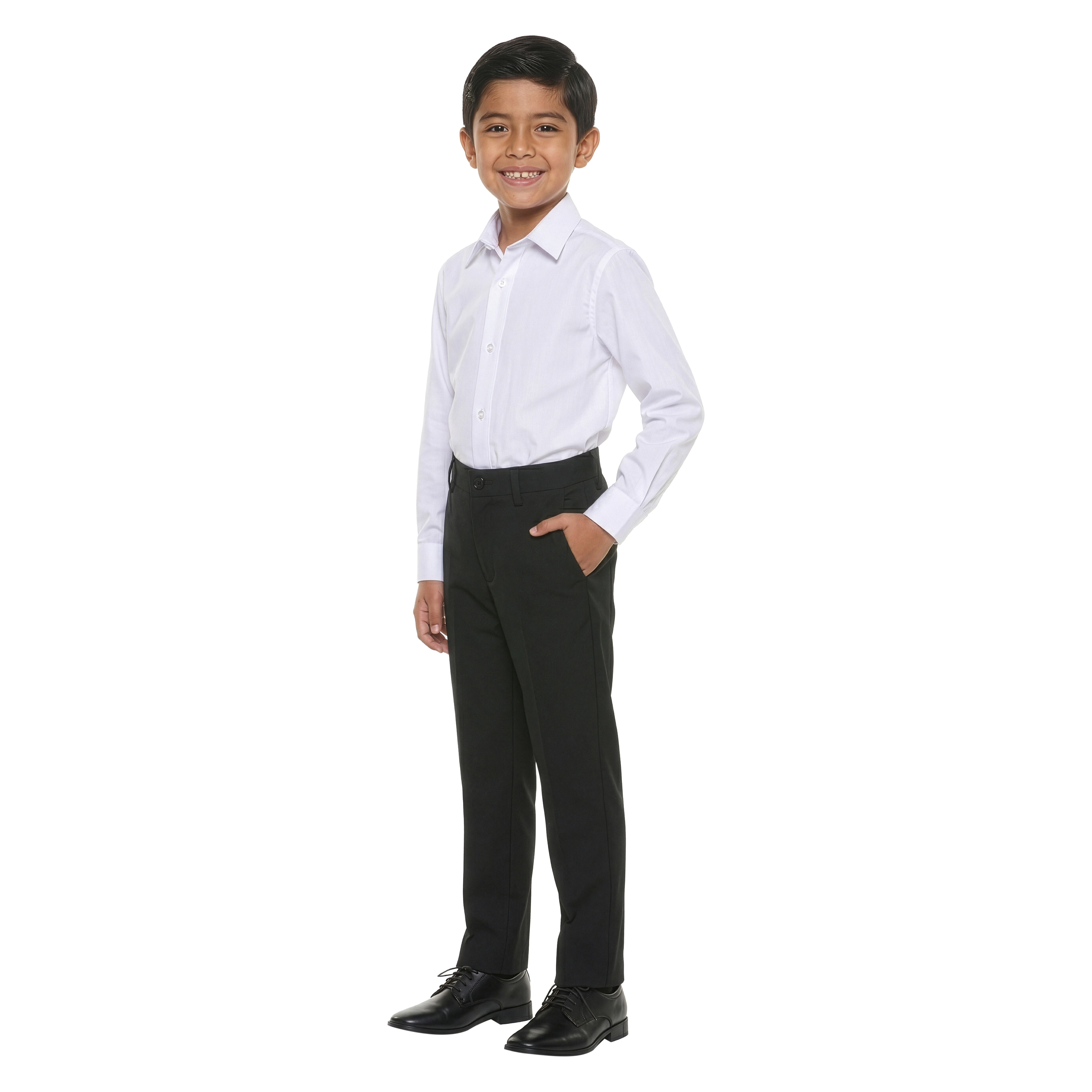 ZG Little & Big Boys Tailored Fit Suit Separates Pants Only