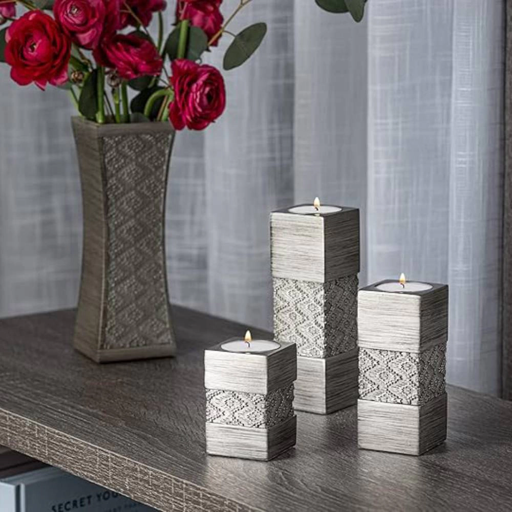 Arcana Aramun Set of 3 Tealight Candle Holder