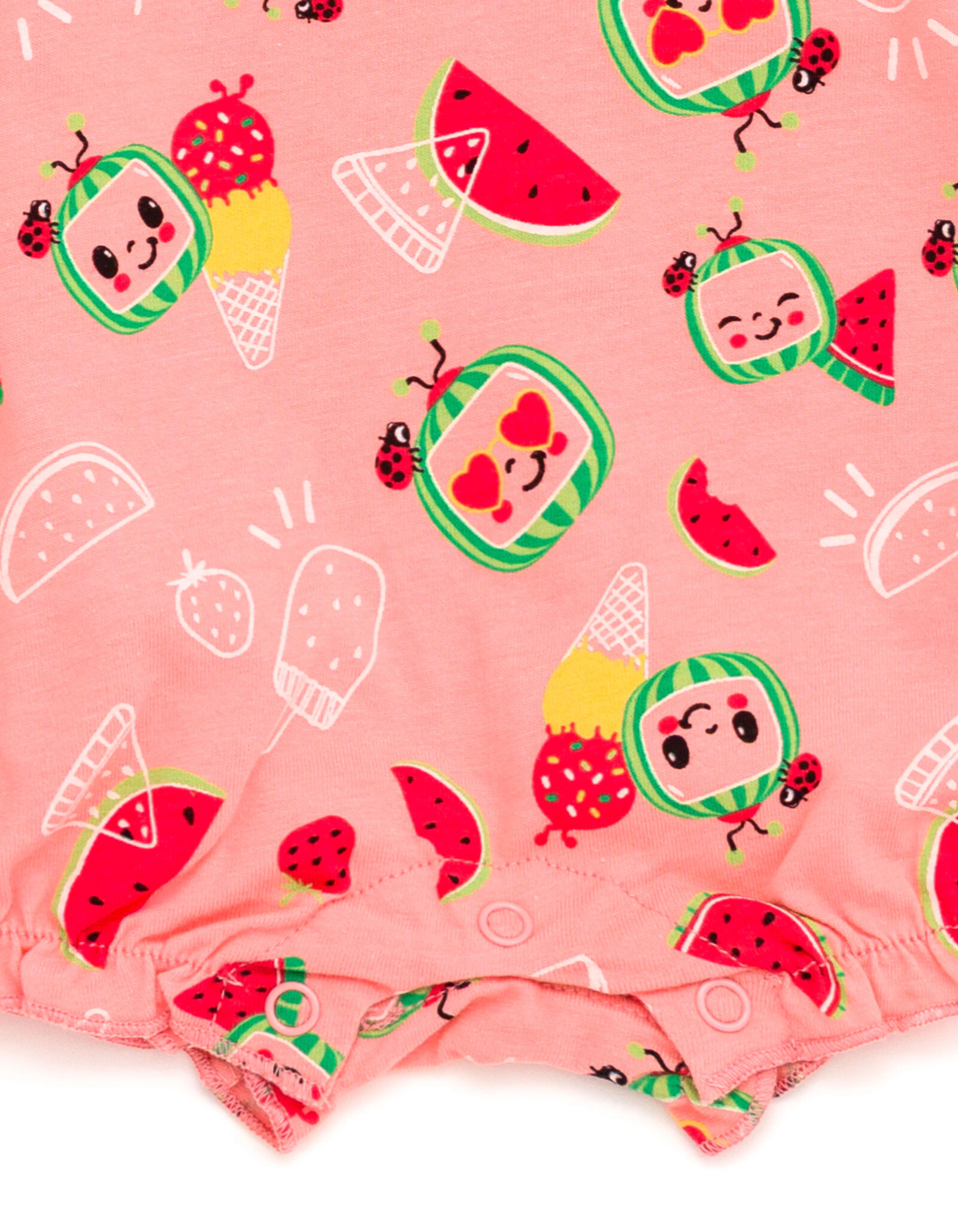 Cocomelon Baby Girls' Sleeveless Bubble Romper