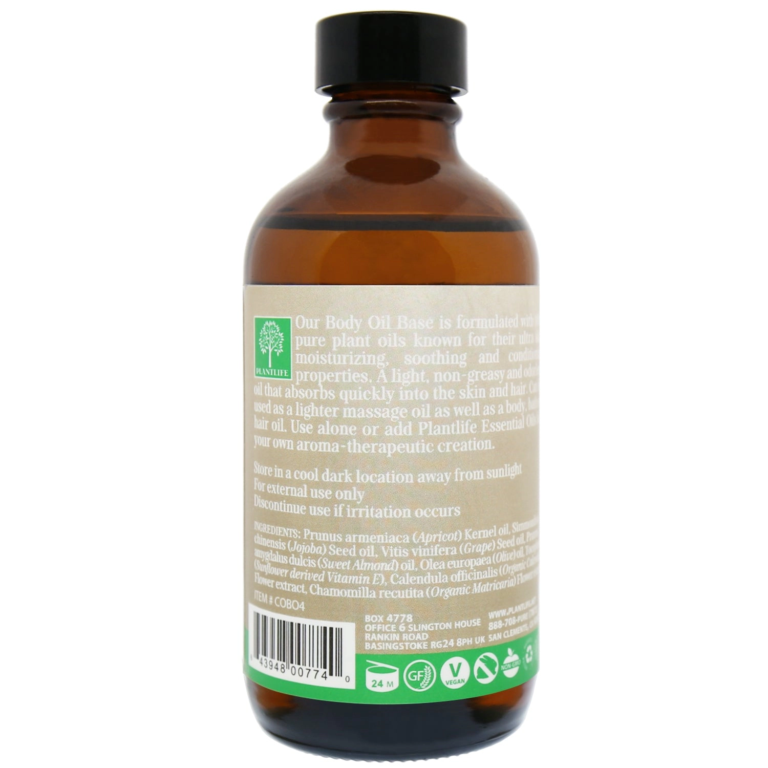 Plantlife Body Oil Base