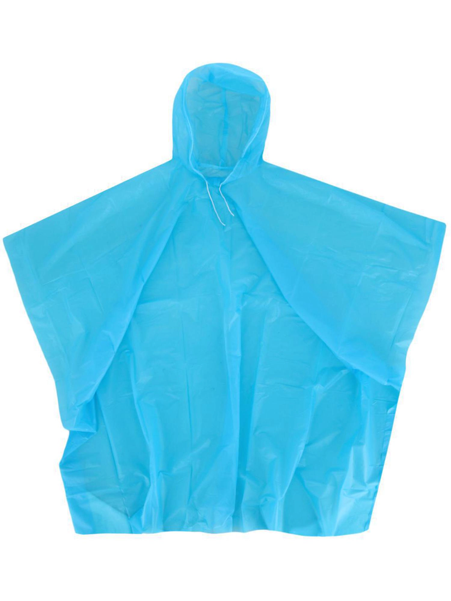 CTM Adult Reusable Waterproof Long Rain Poncho