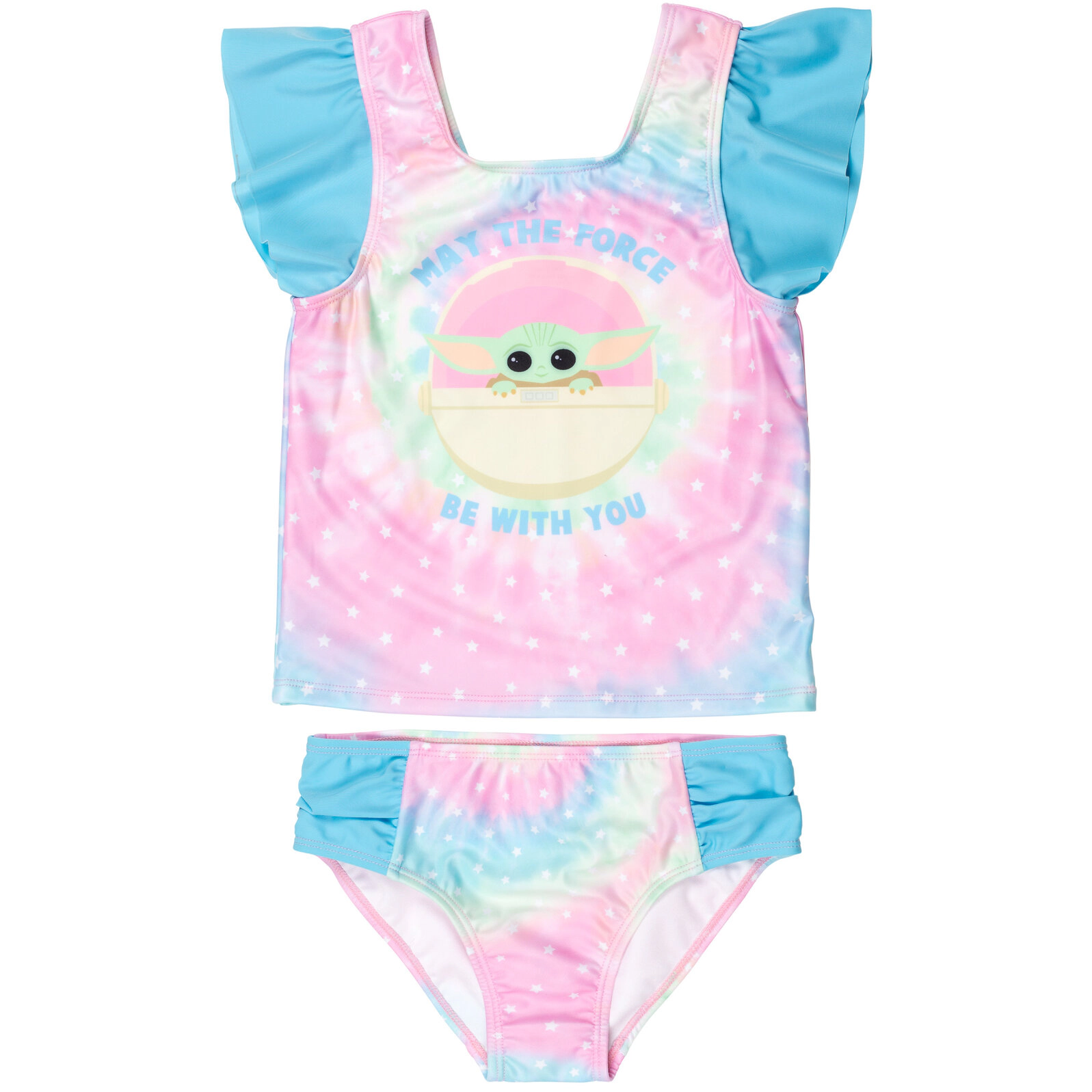 Star Wars The Mandalorian Grogu Big Girls' 2-Piece Swimwear Bathing Suit