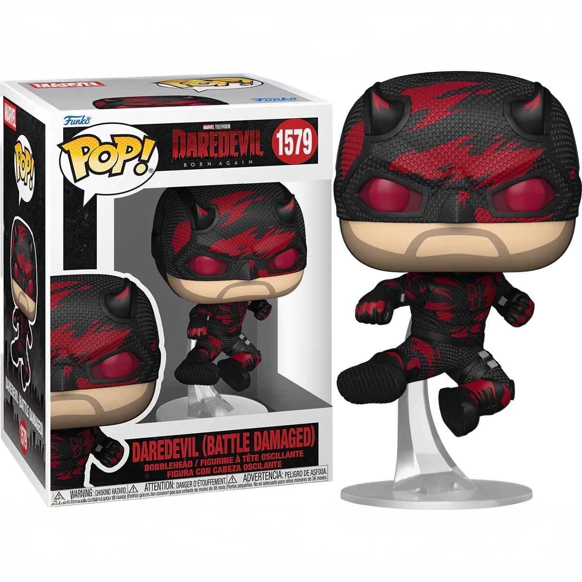 Funko Pop! Daredevil Born Again: Battle Damaged #1579