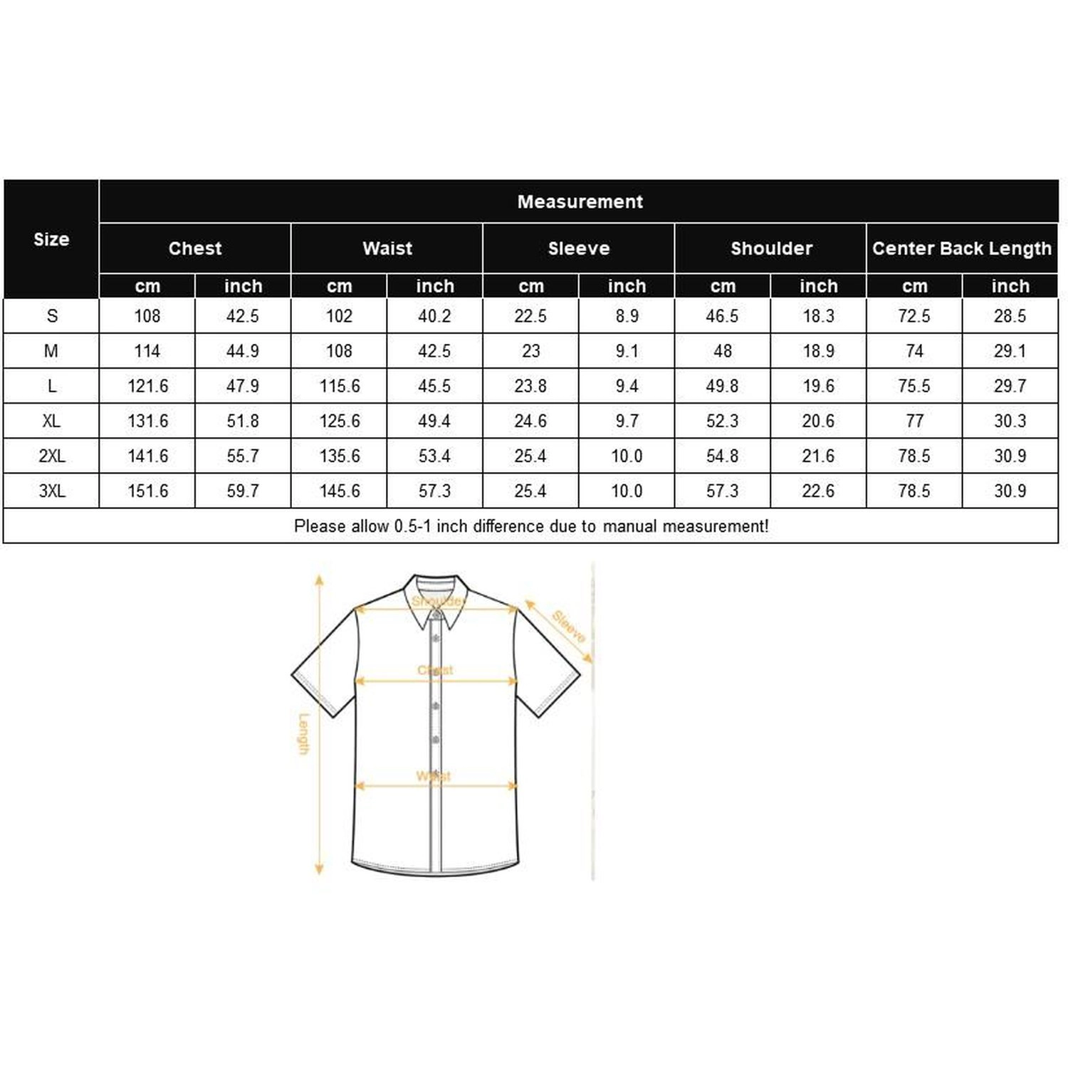 COOFANDY Mens  Short Sleeve Shirts Camp Collar V Neck Button Down Casual Tops