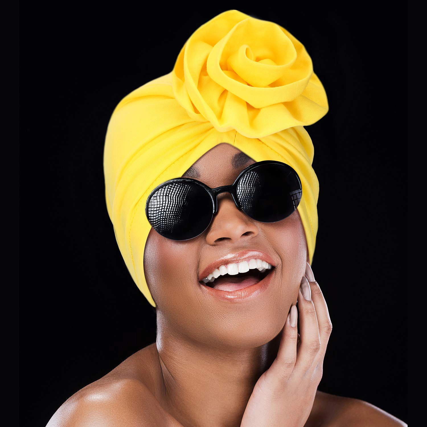 PIGFDK 6 Head Wraps For Women Turban