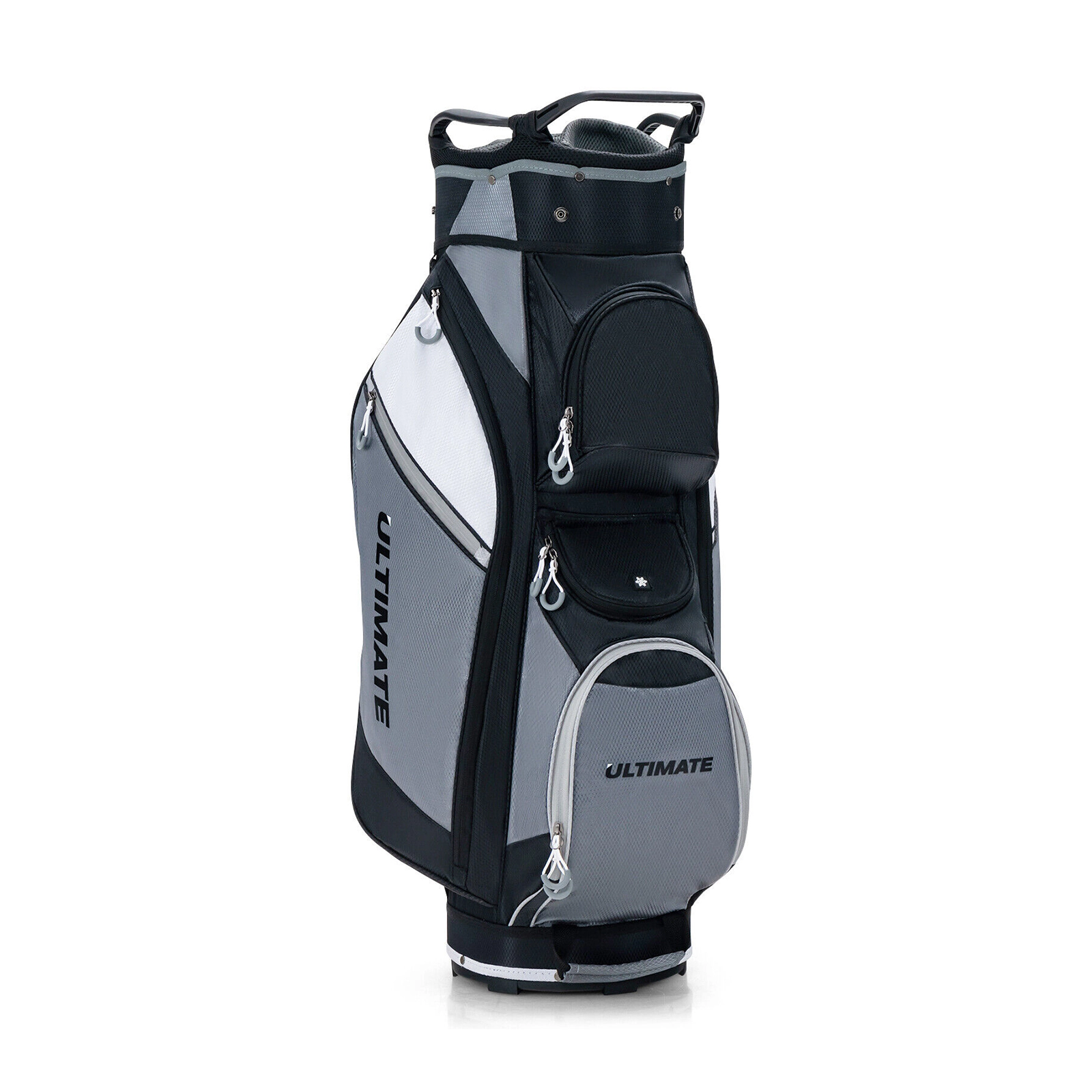 LJG 14-Way Golf Cart Stand Bag with Waterproof Rain Hood