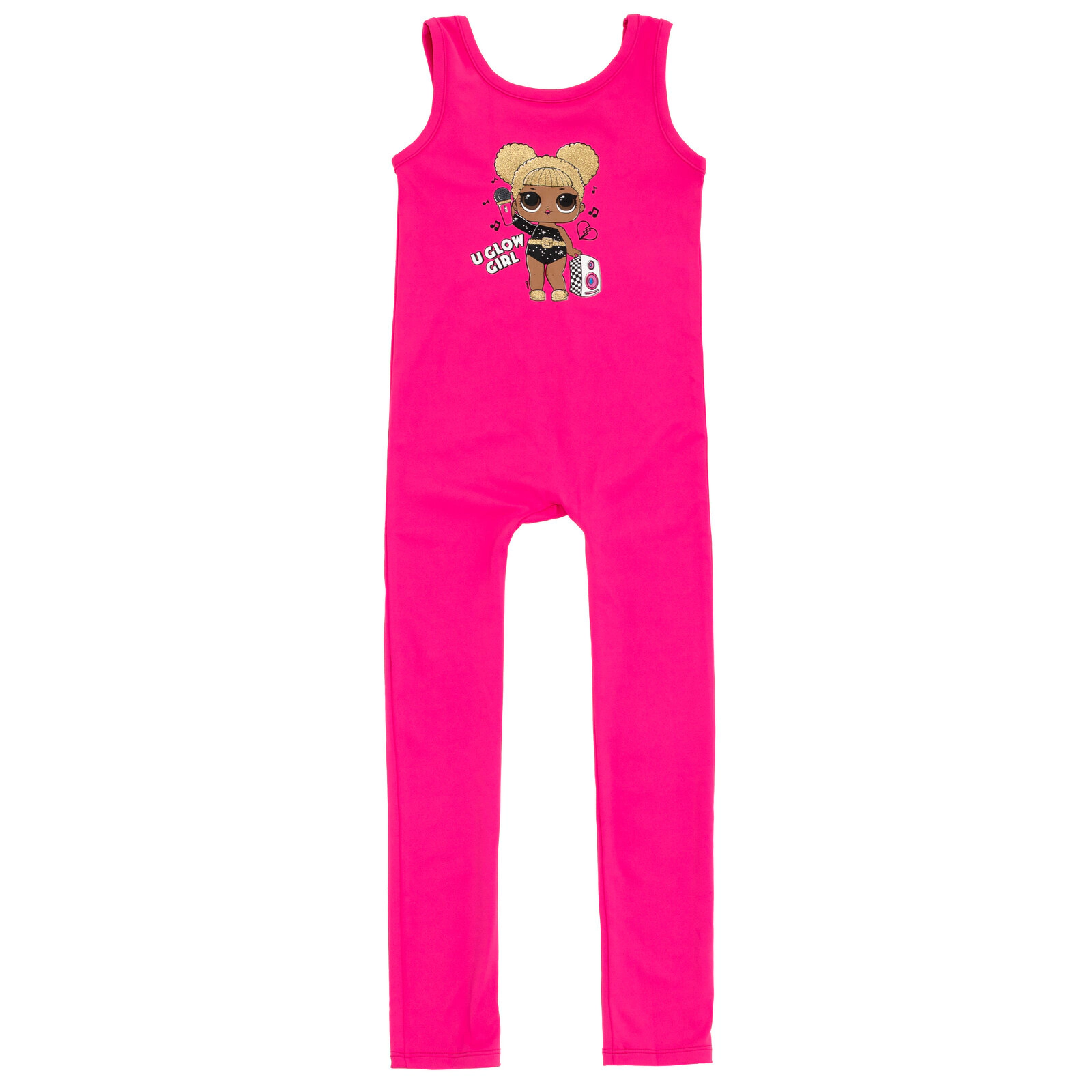 L.O.L. Surprise! Queen Bee Girls' Fleece Cropped Top and Jumpsuit Set