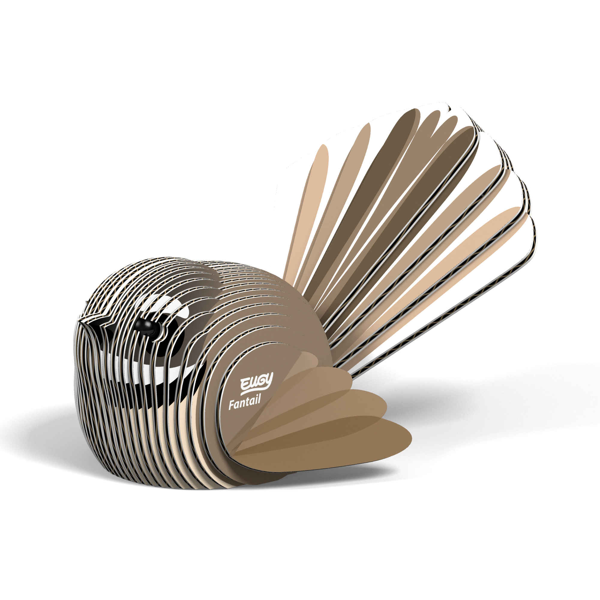 EUGY Fantail 3D Puzzle - contains 27 puzzle pieces
